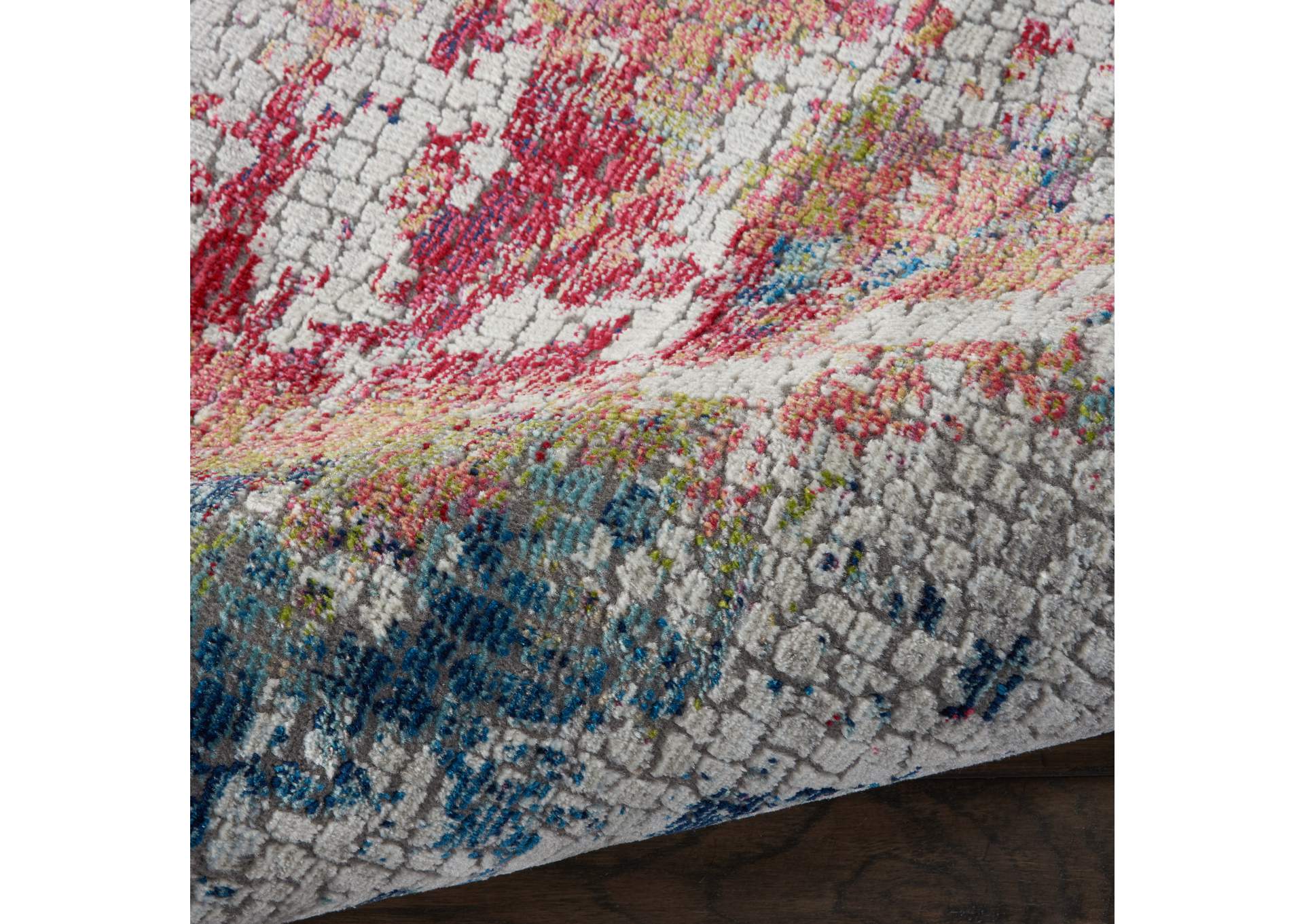 Nourison Ankara Global ANR10 Multicolor Abstract Area Rug,Nourison