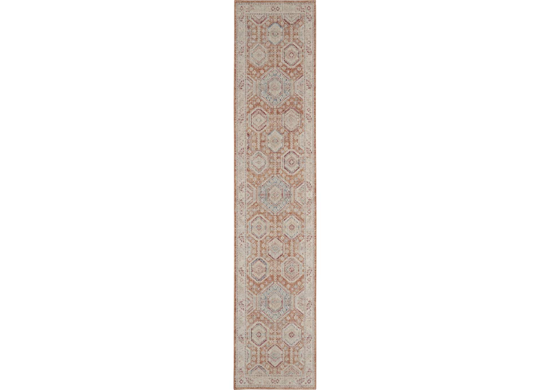 Nourison Homestead 12' Runner Traditional Area Rug,Nourison