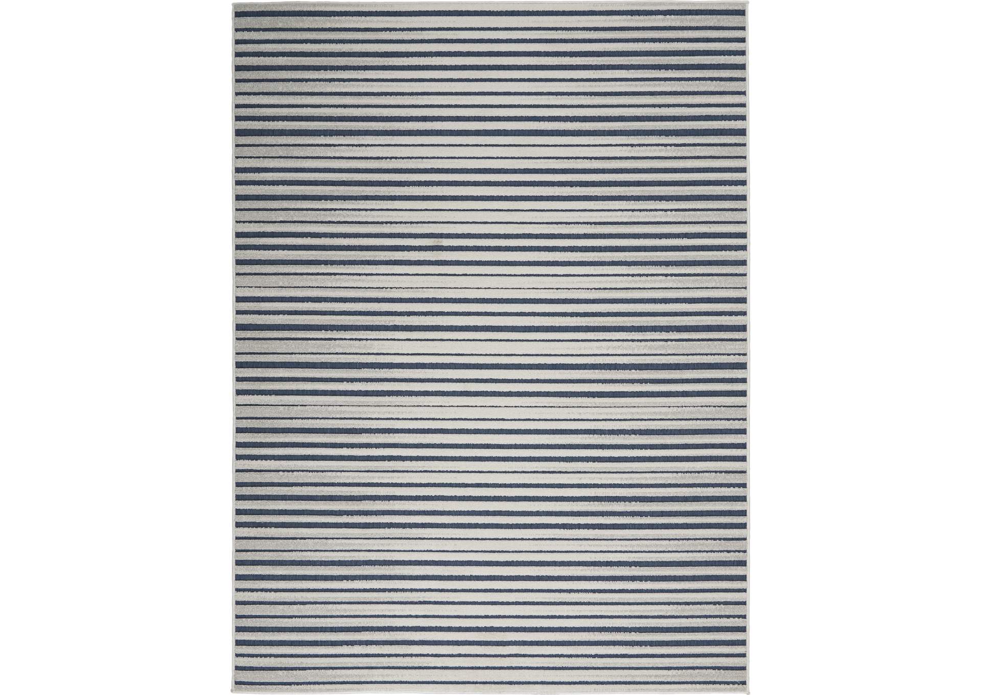 Nourison Key Largo 4'x6' Blue Area Rug,Nourison