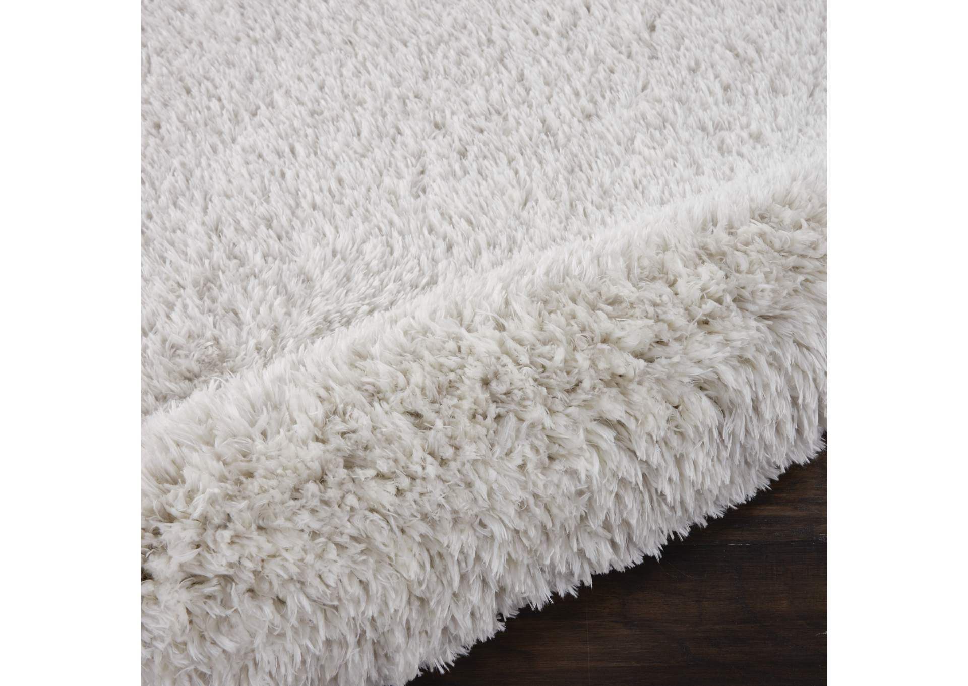 Nourison Luxe Shag LXS01 Grey 9'x12' Oversized Rug,Nourison