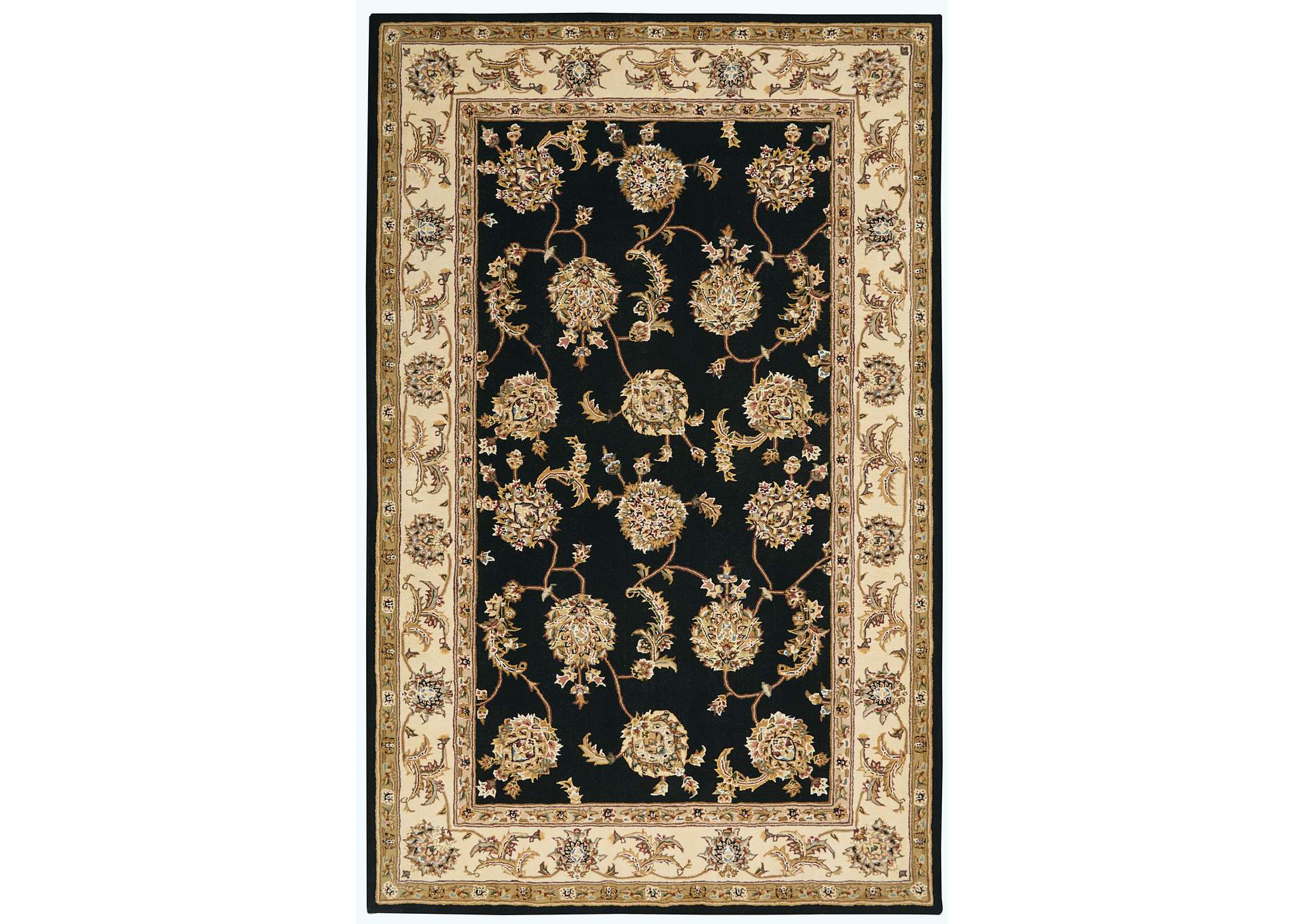 Nourison 2000 6' x 9' Black Area Rug,Nourison