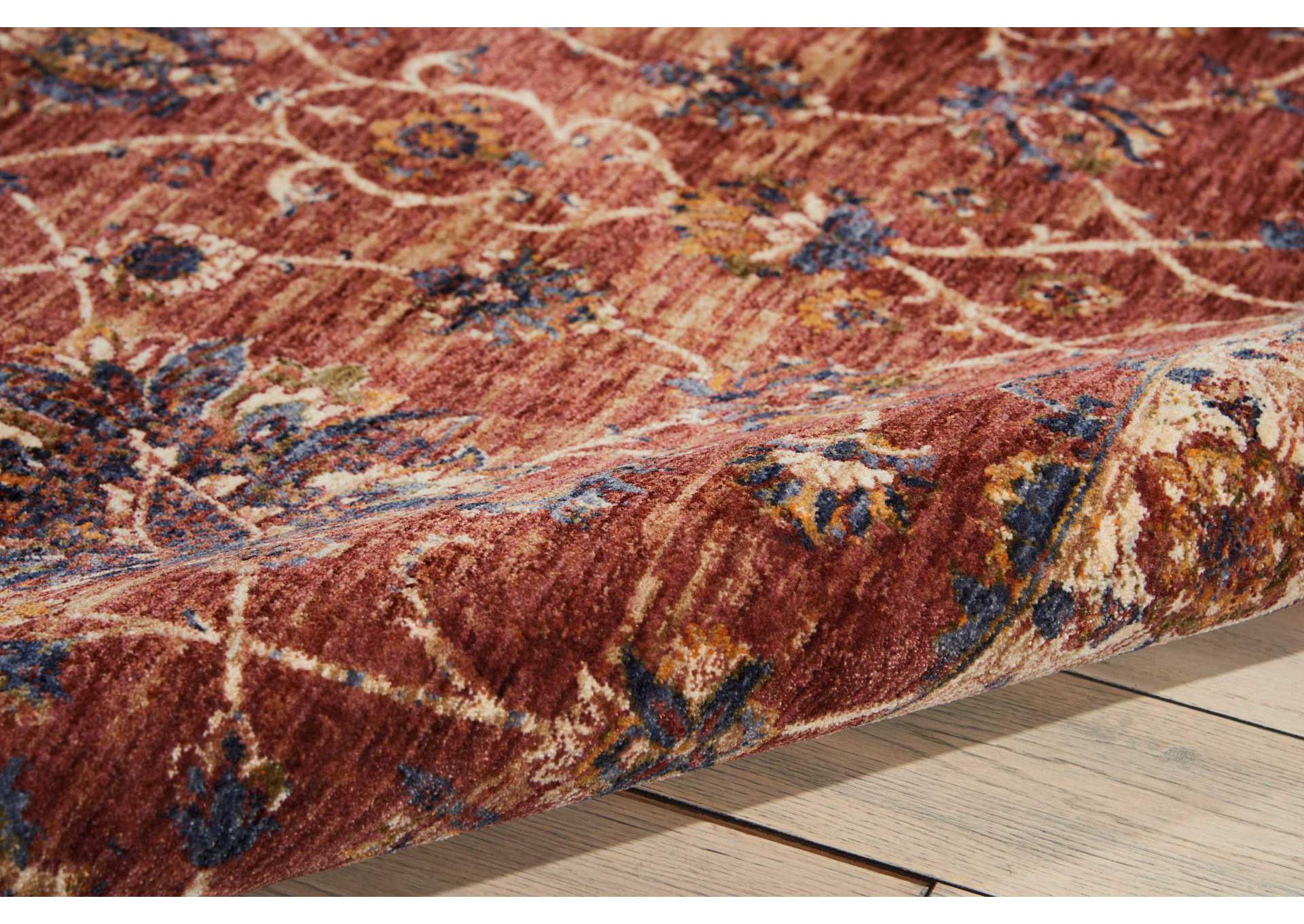 Nourison Lagos LAG02 Red 10'x13' Oversized Rug,Nourison