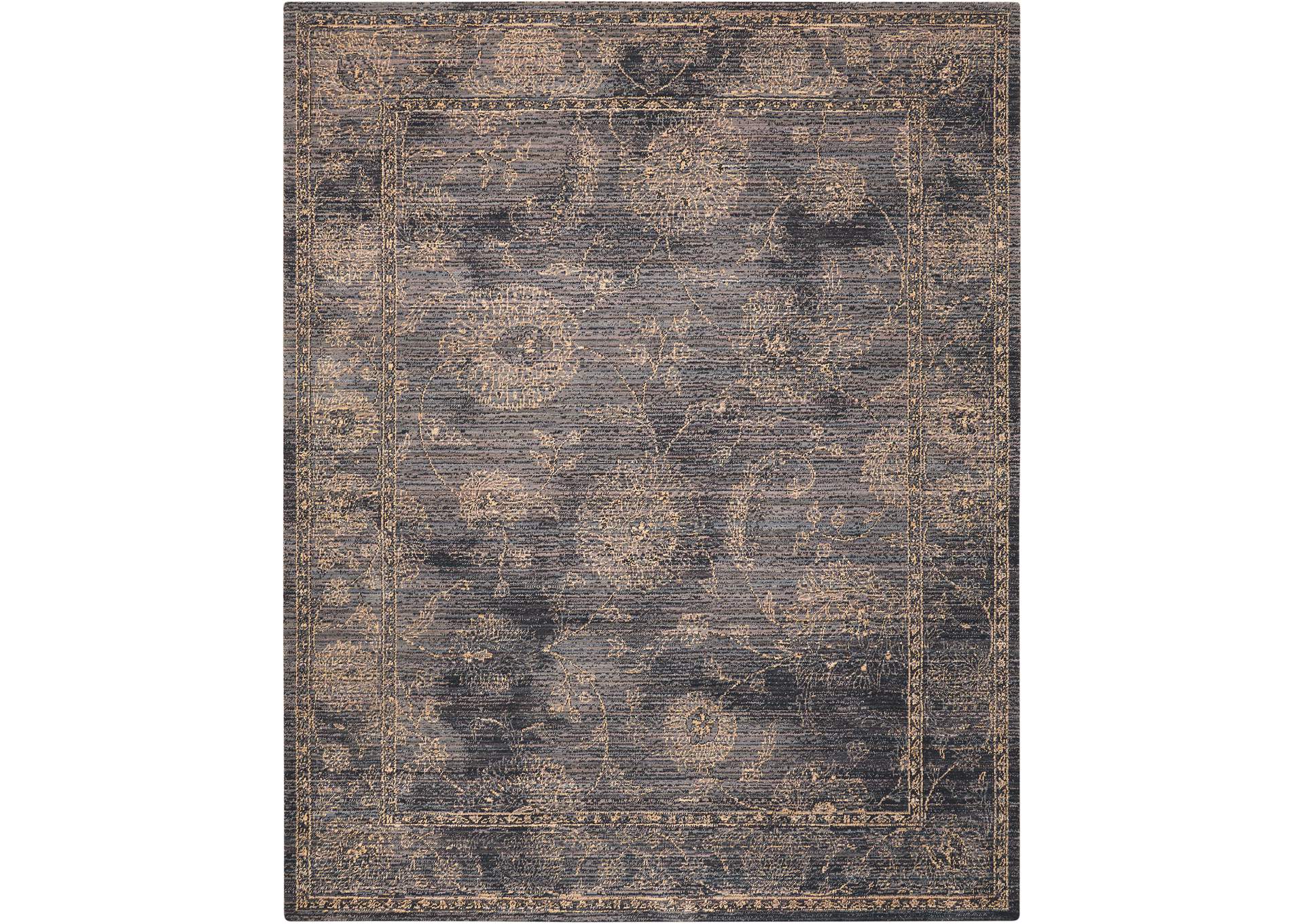 Nourison 2020 NR202 Charcoal 8'x11' Area Rug,Nourison