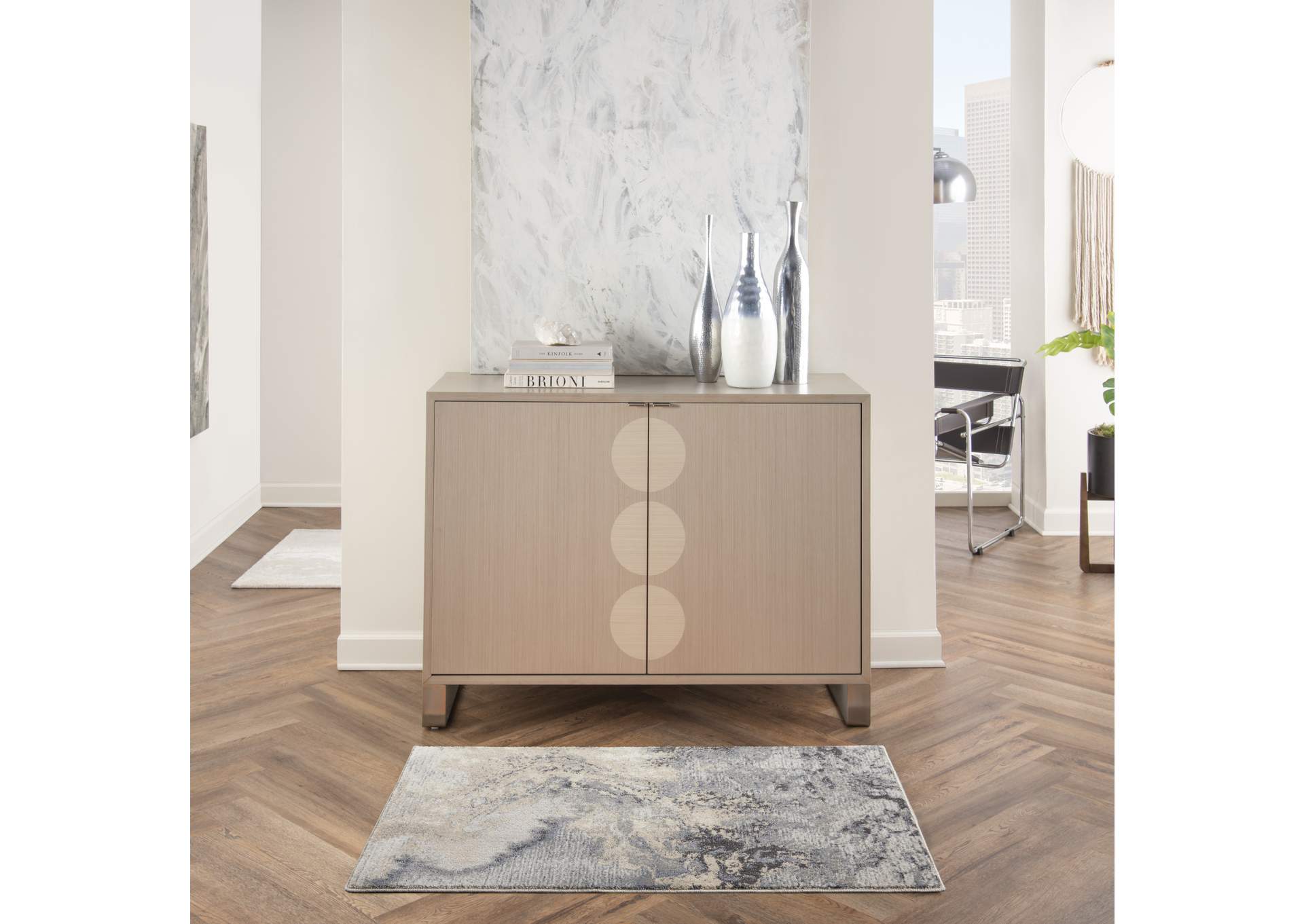 Nourison Maxell MAE08 Grey 5'x7' Area Rug,Nourison