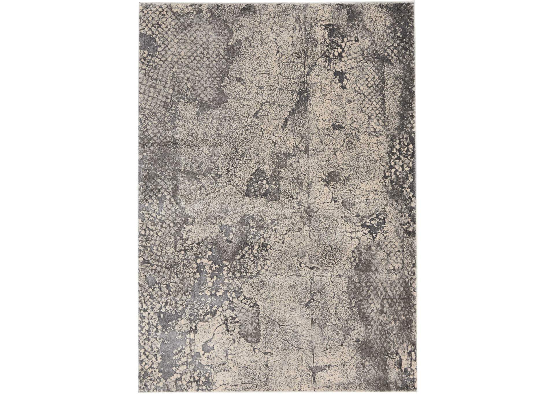 kathy ireland Home Heritage KI352 Grey 5'x7' Area Rug,Nourison