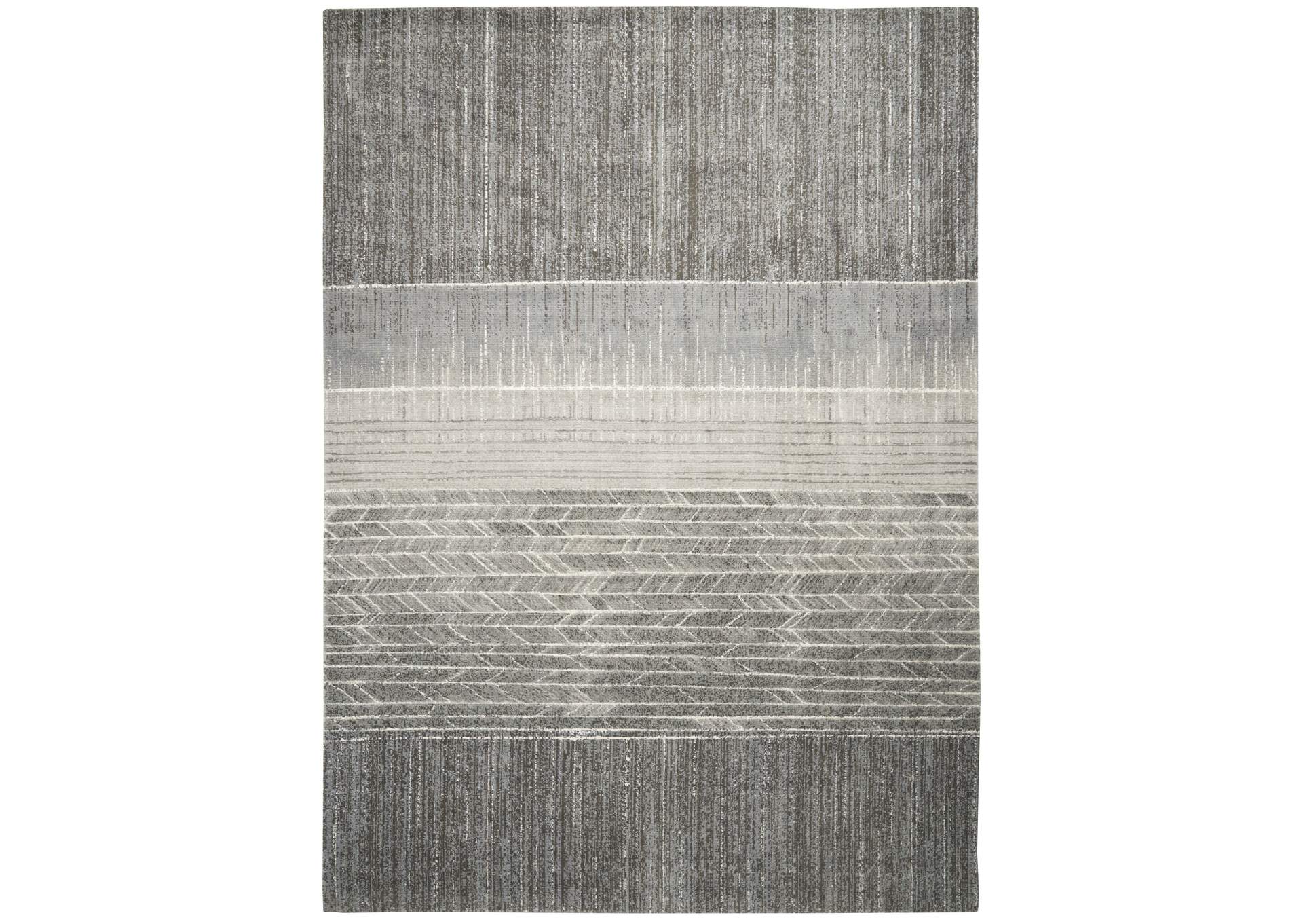 Calvin Klein Home Gradient GDT04 Grey 10'x14' Rug,Nourison