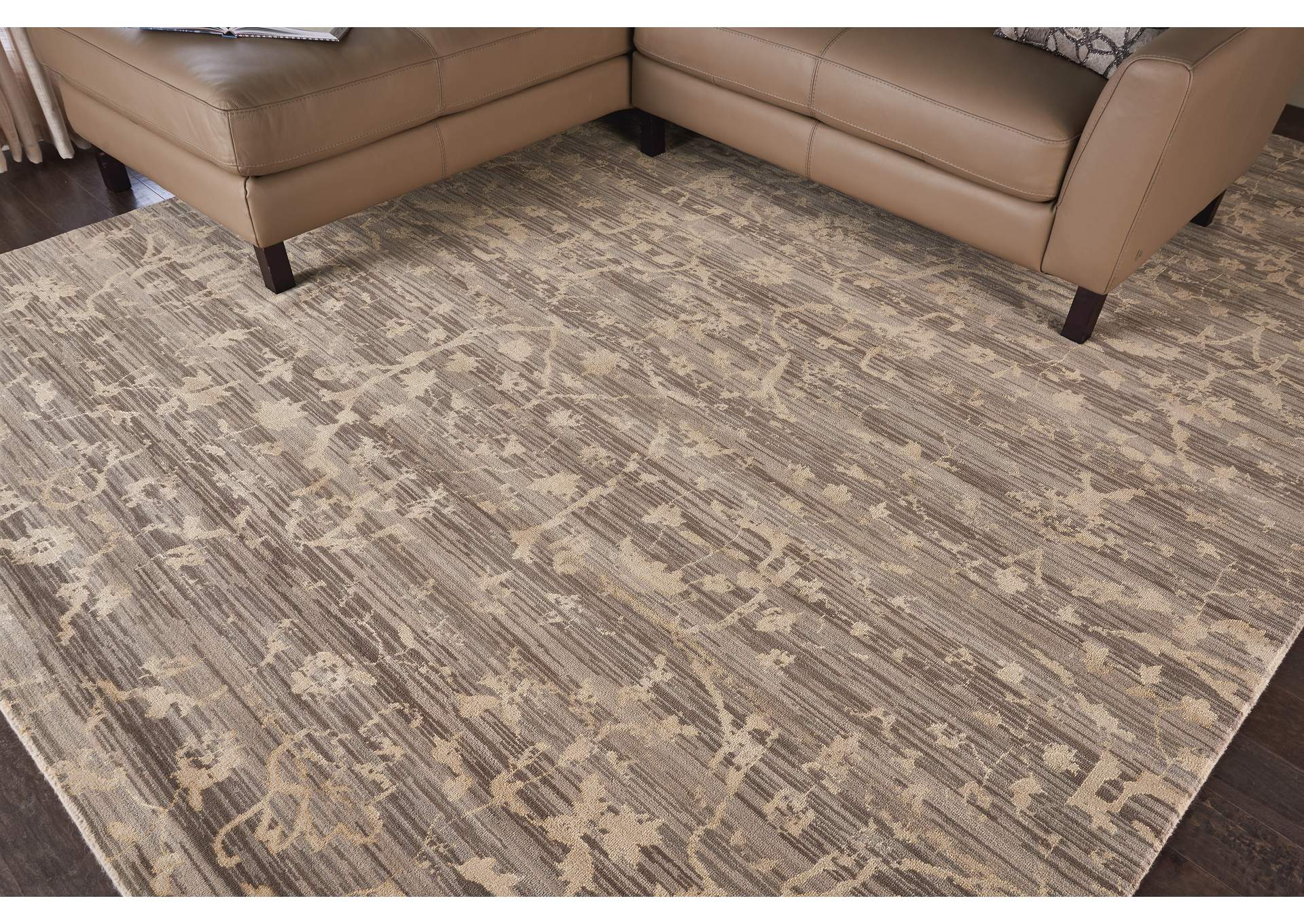 Nourison Silk Elements SKE22 Beige 9'x12' Rug,Nourison