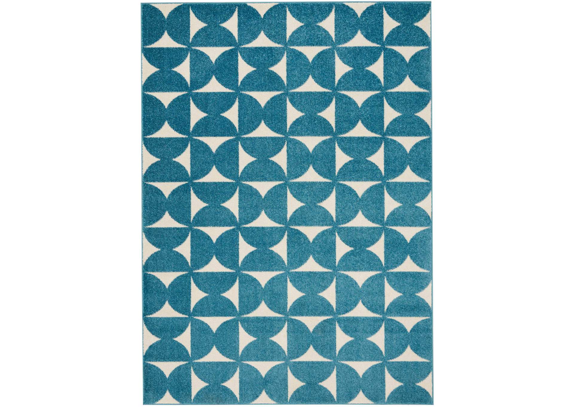 Nourison Harper DS301 Blue 4'x6' Area Rug,Nourison