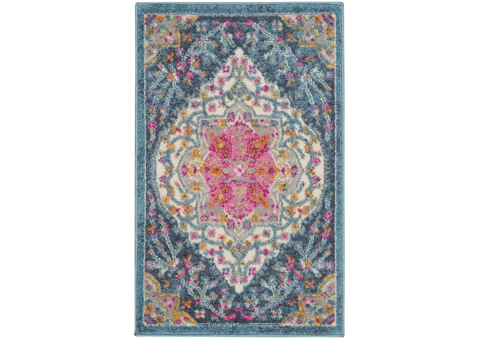 Nourison Passion 2'x3' Multicolor Area Rug,Nourison