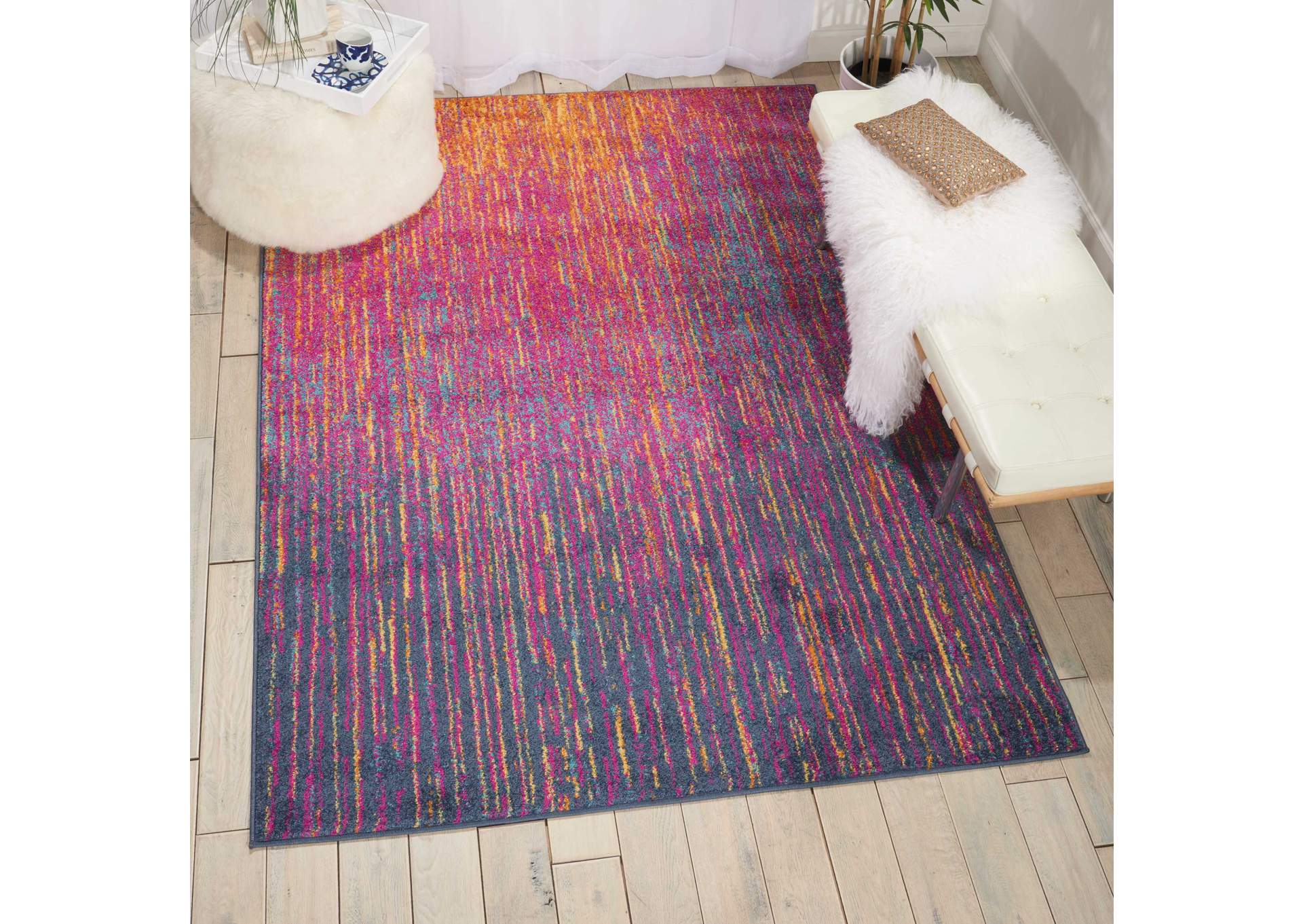Nourison Passion PSN09 Multicolor 7'x10' Large Rug,Nourison