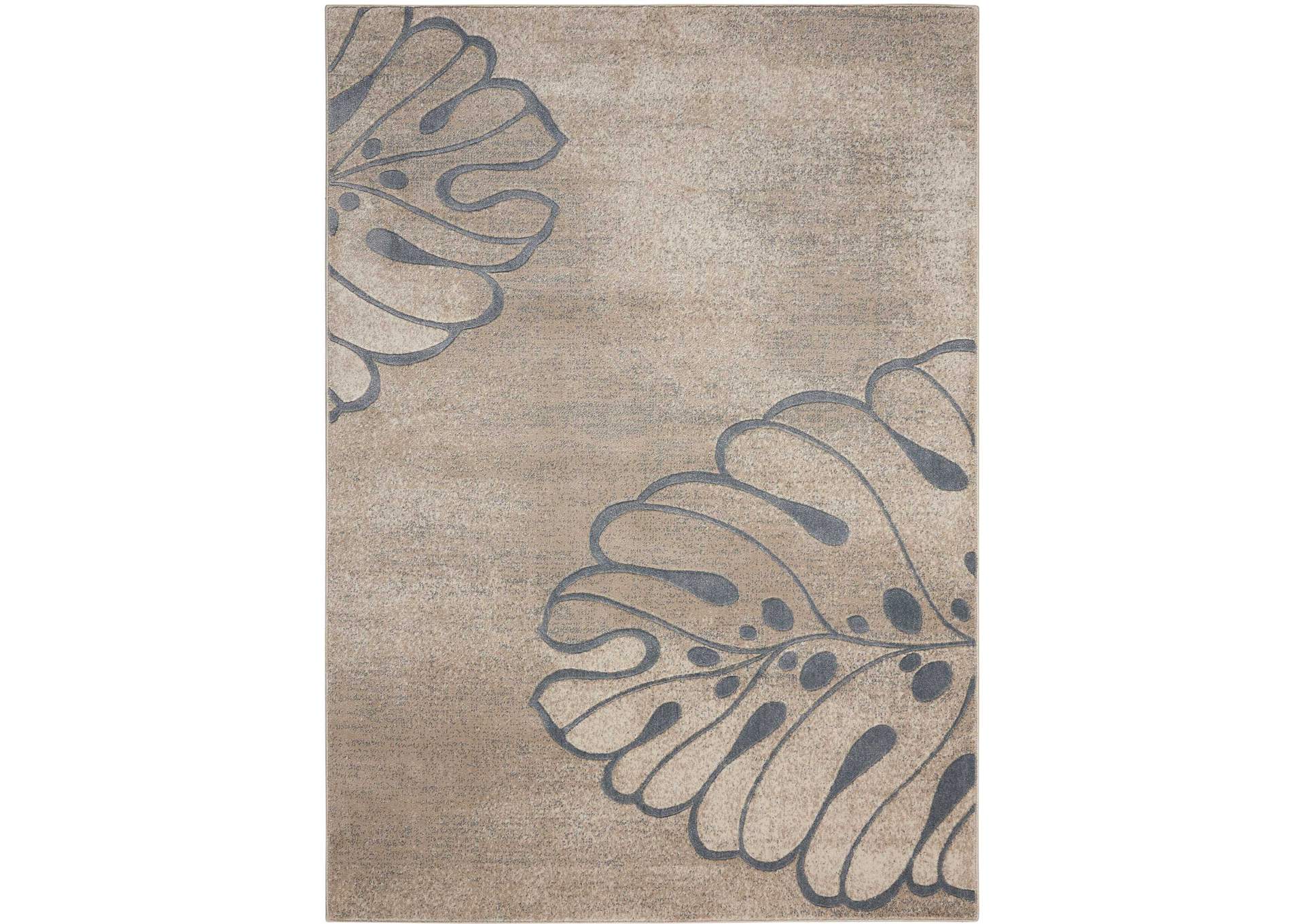 Nourison Maxell MAE04 Beige 9'x13' Oversized Rug,Nourison