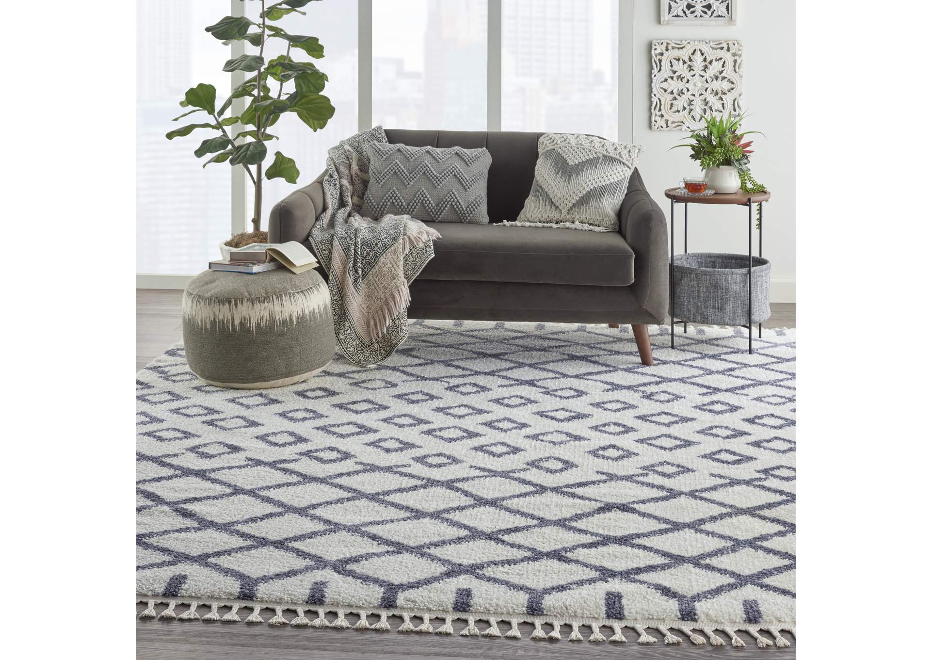 Nourison Moroccan Shag 8' x 11' Area Rug,Nourison