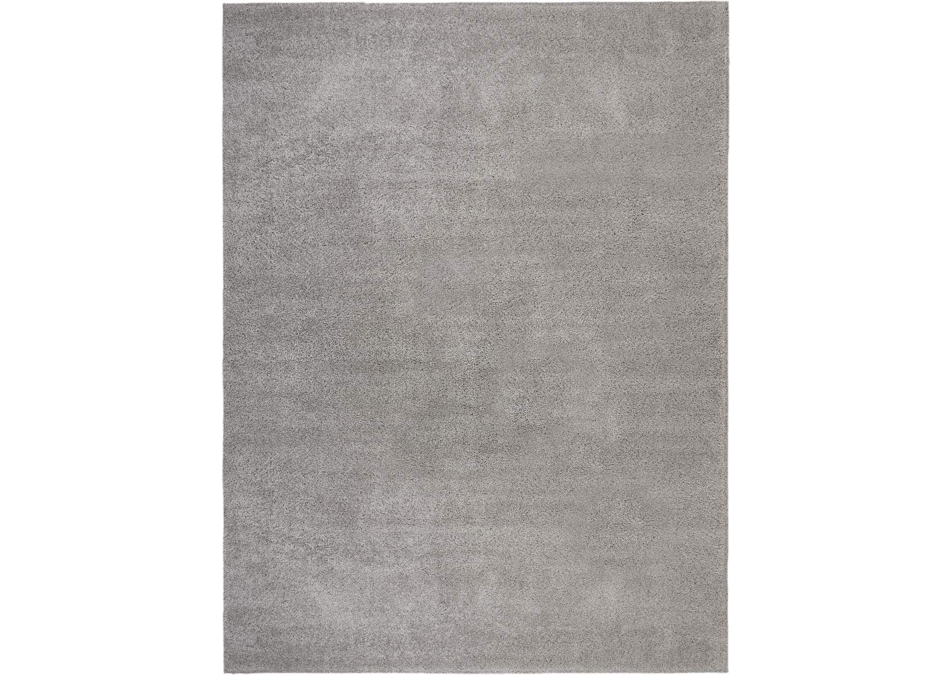 Nourison Malibu Shag MSG01 Grey 10'x13' Oversized Rug,Nourison