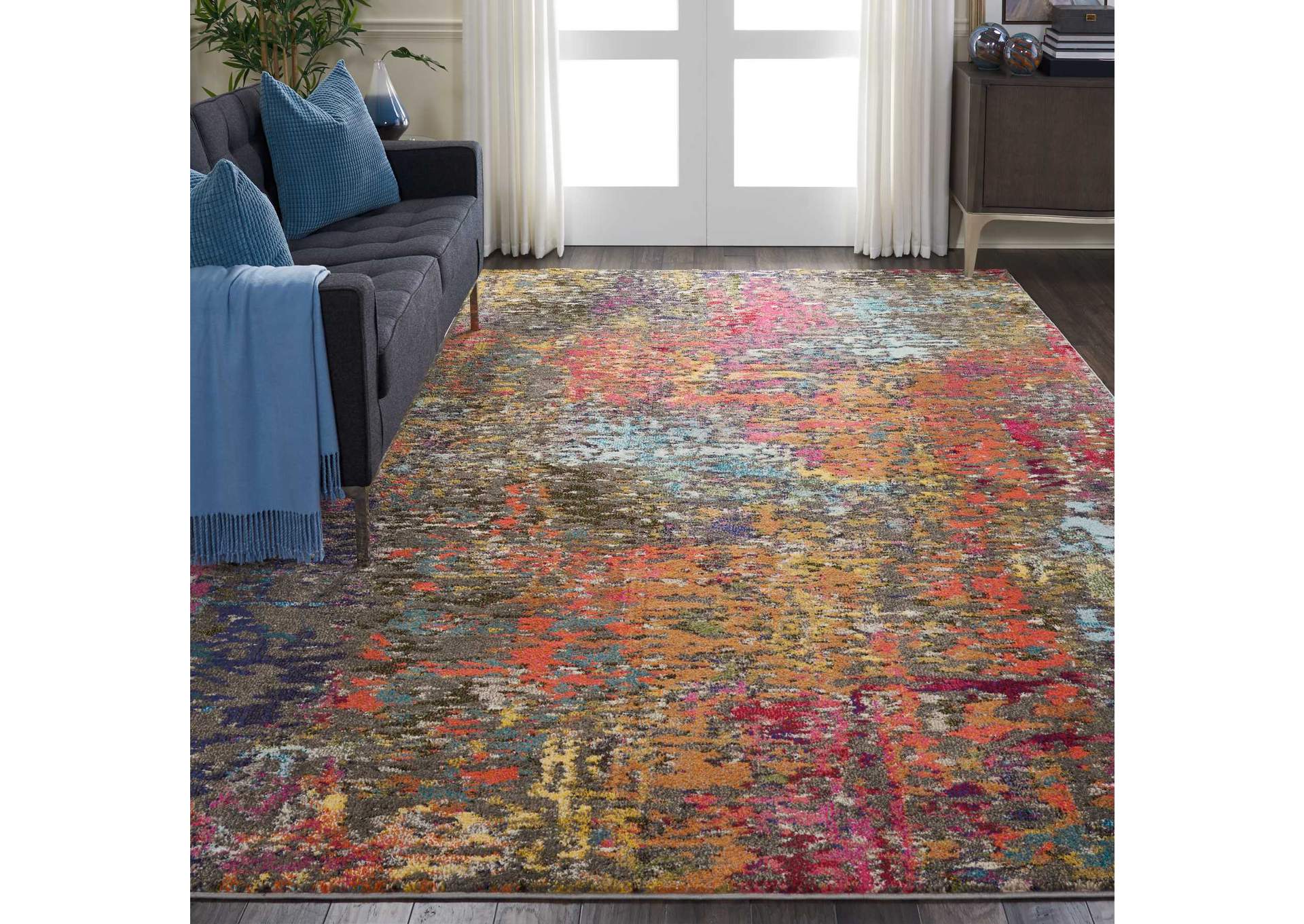 Nourison Celestial CES14 Multicolor 8'x11' Oversized Rug,Nourison