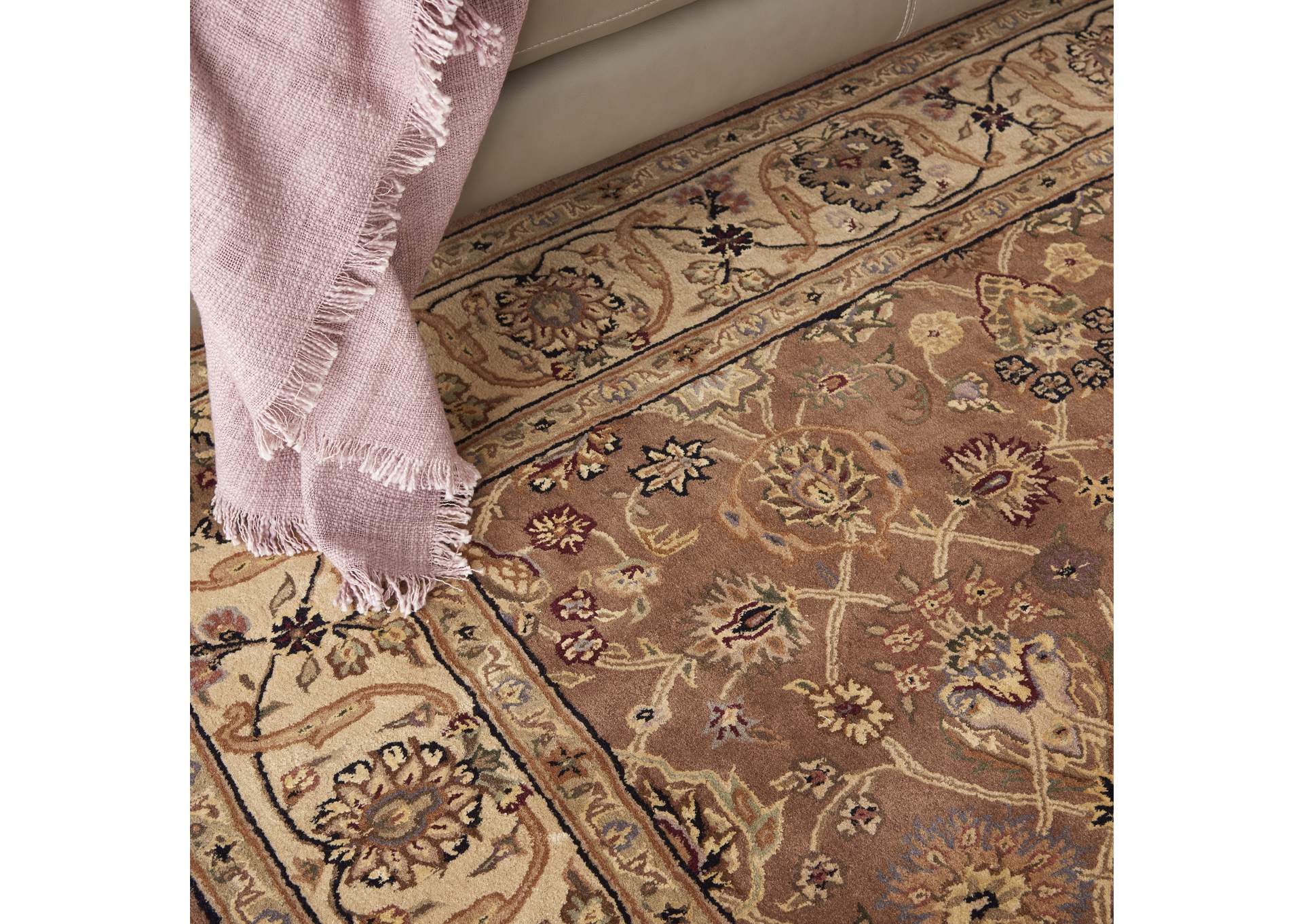 Nourison 2000 2091 Mushroom 6'x9' Area Rug,Nourison