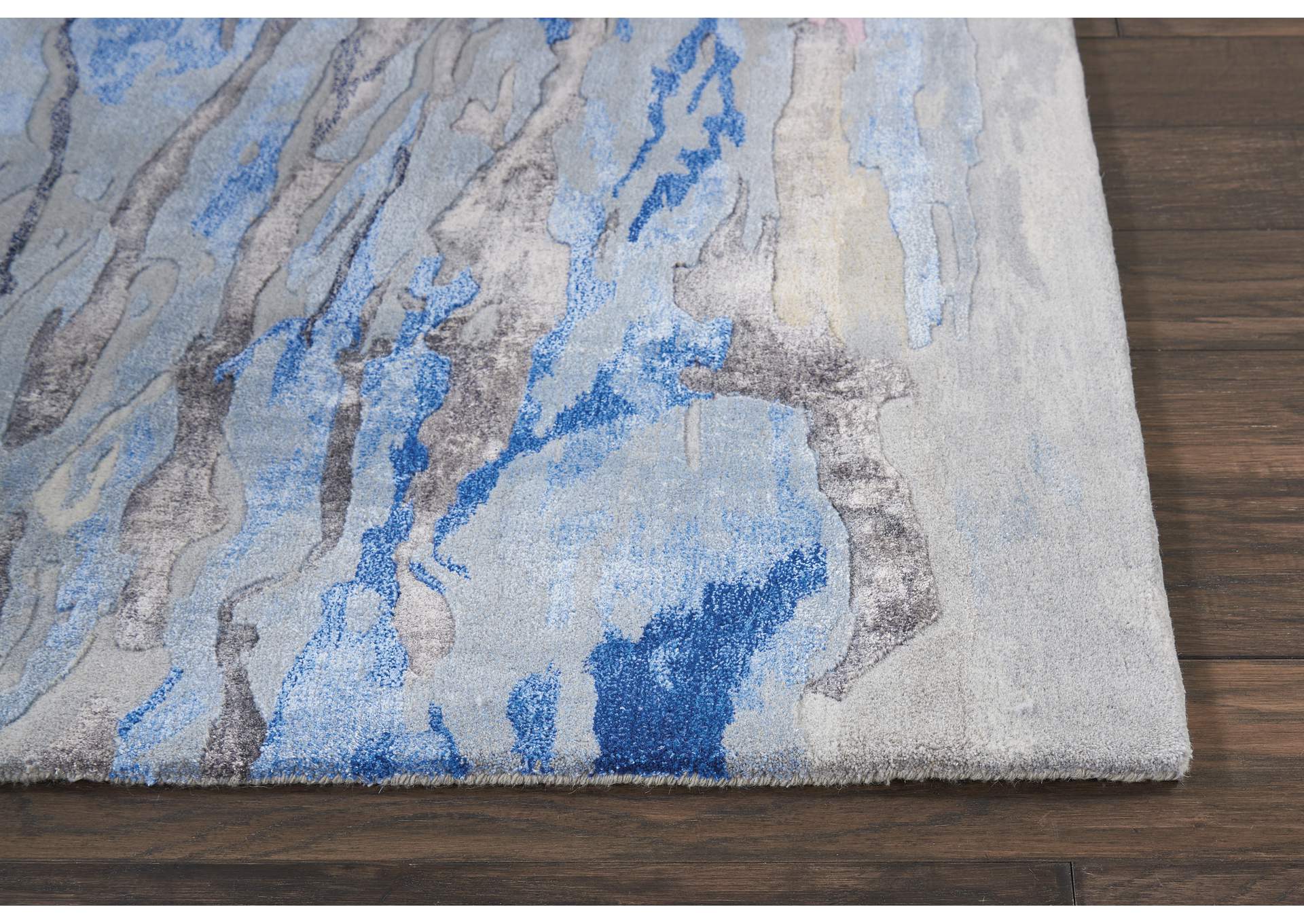Nourison Prismatic 4'x6' Grey Multicolor Area Rug,Nourison
