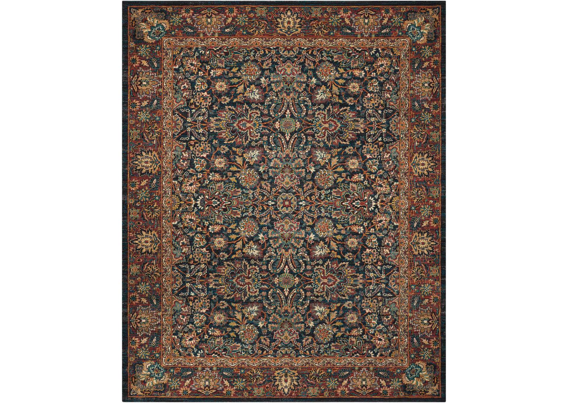Nourison 2020 NR201 Navy 4'x6' Area Rug,Nourison