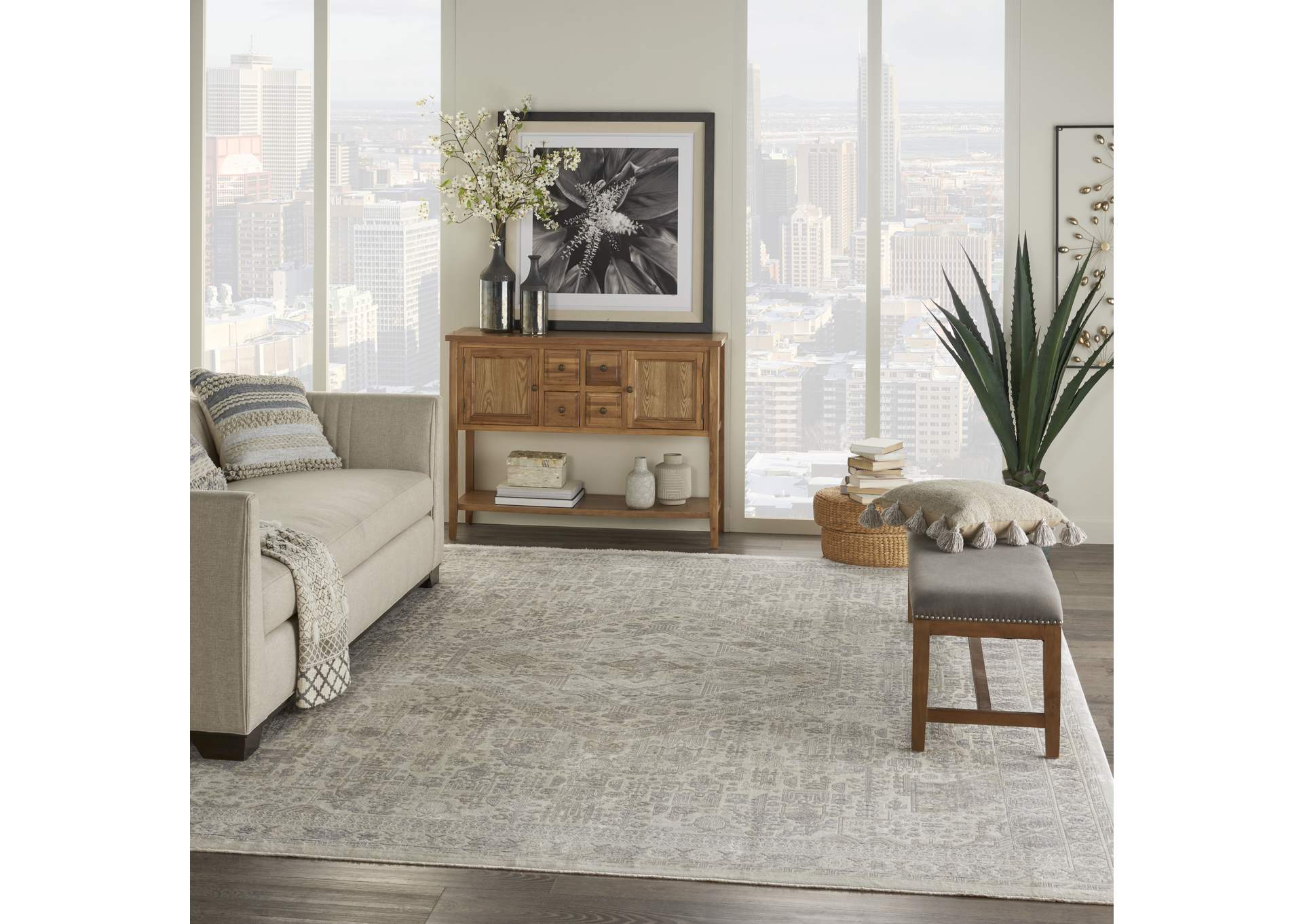Nourison Lustrous Weave 9' x 12' Area Rug,Nourison