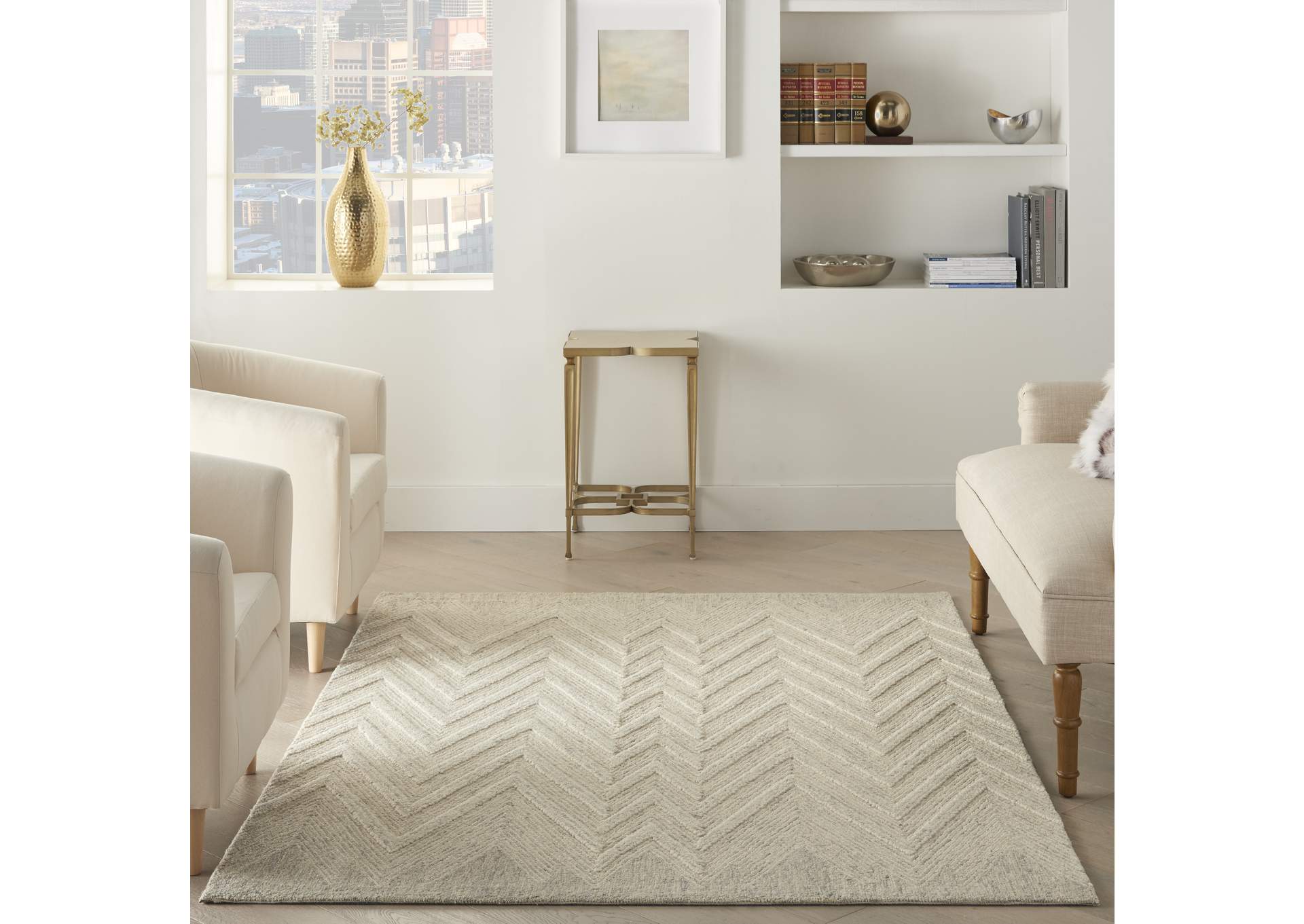 Nourison Interlock 4' x 6' Area Rug,Nourison