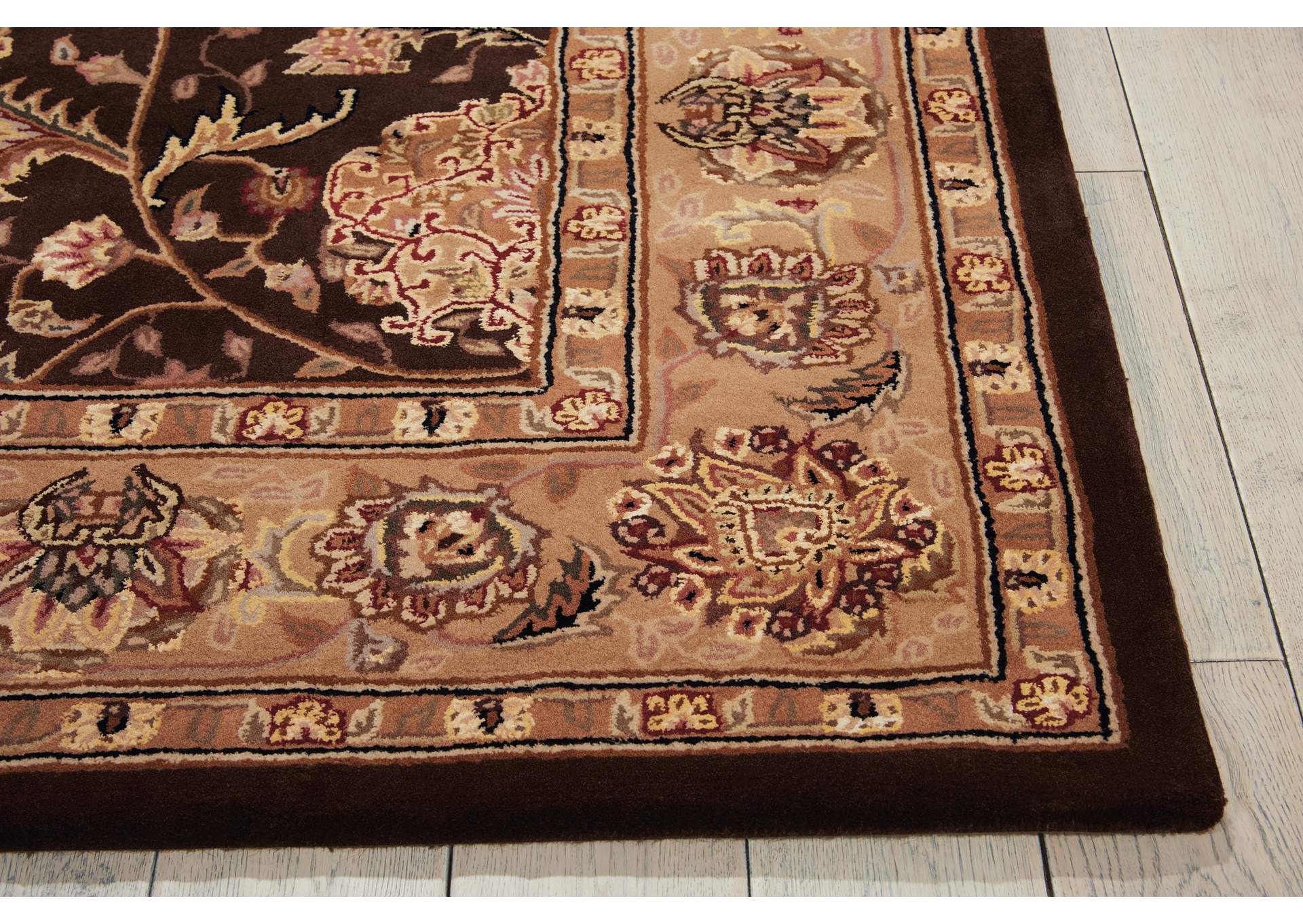 Nourison 2000 2206 Brown 6'x9' Area Rug,Nourison
