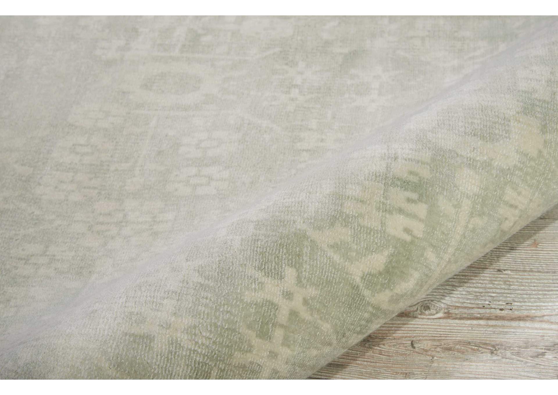 kathy ireland Home Desert Skies DSK02 Silver 8' Runner Hallway Rug,Nourison