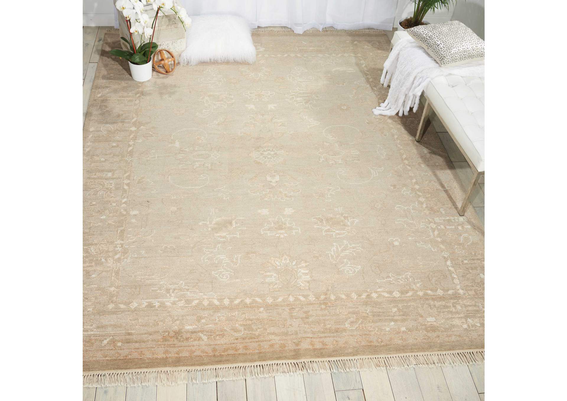 Nourison Elan ELN04 Yellow 8'x10' Rug,Nourison