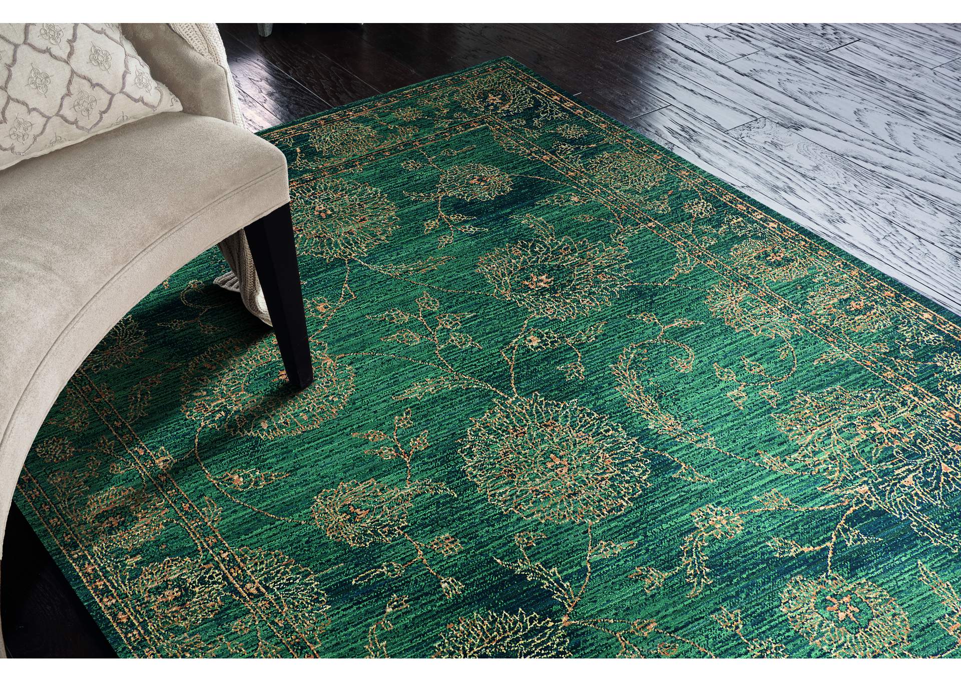 Nourison 2020 NR202 Teal 8'x11' Area Rug,Nourison