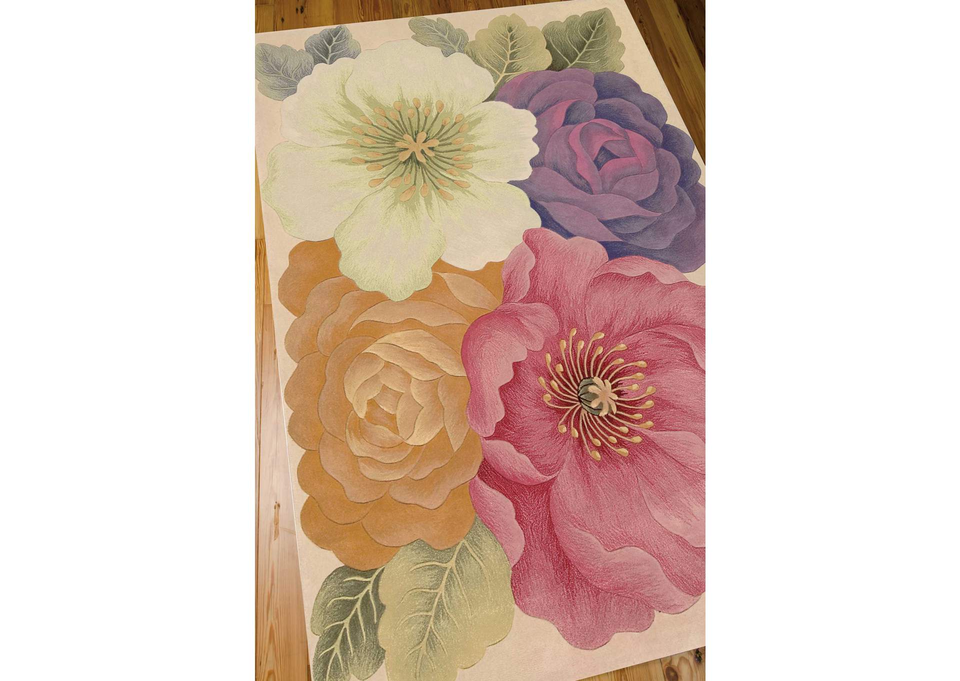 Nourison Tropics TS10 Multicolor 4'x6' Area Rug,Nourison