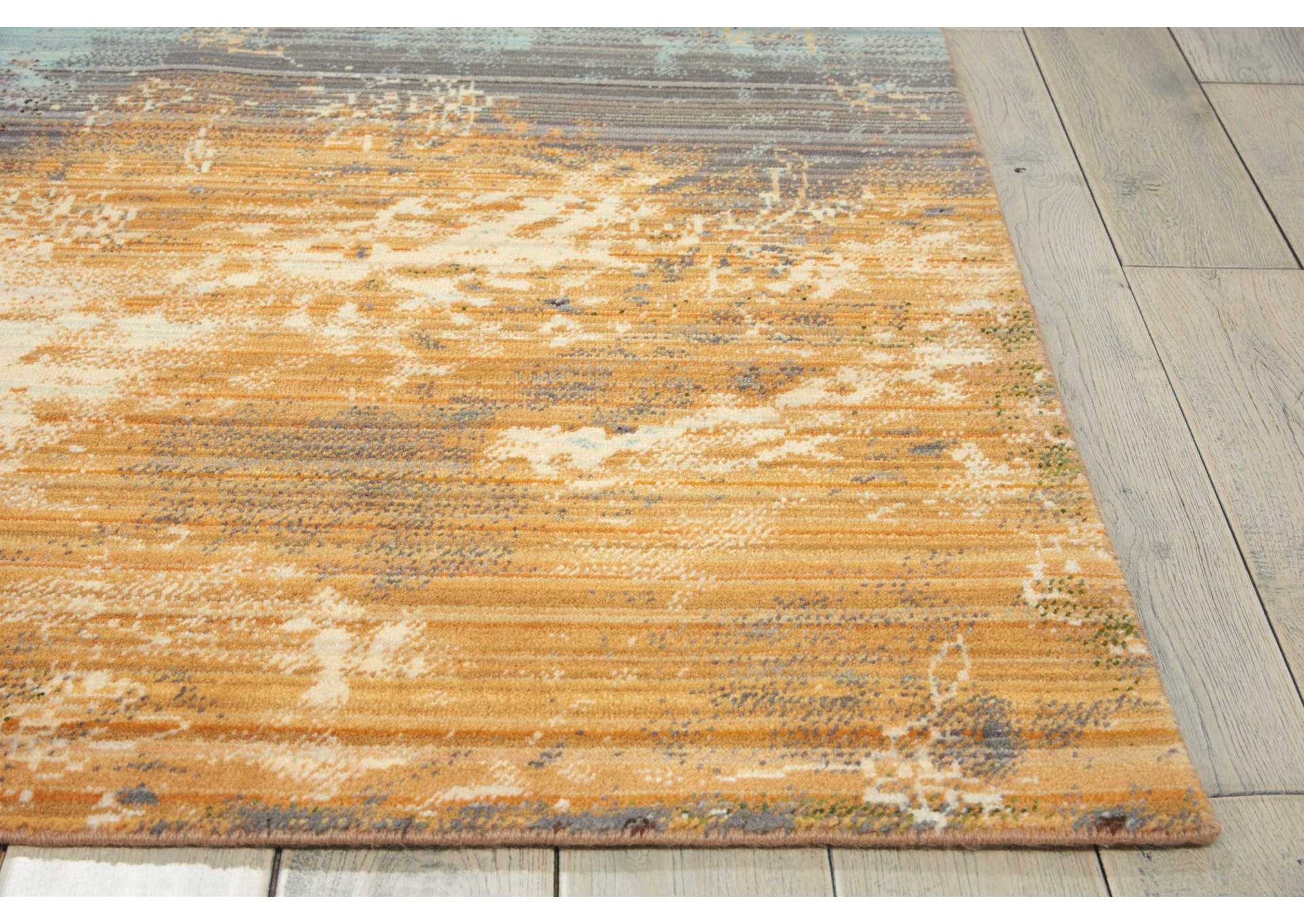 Nourison Rhapsody RH016 Blue 9'x12' Rug,Nourison