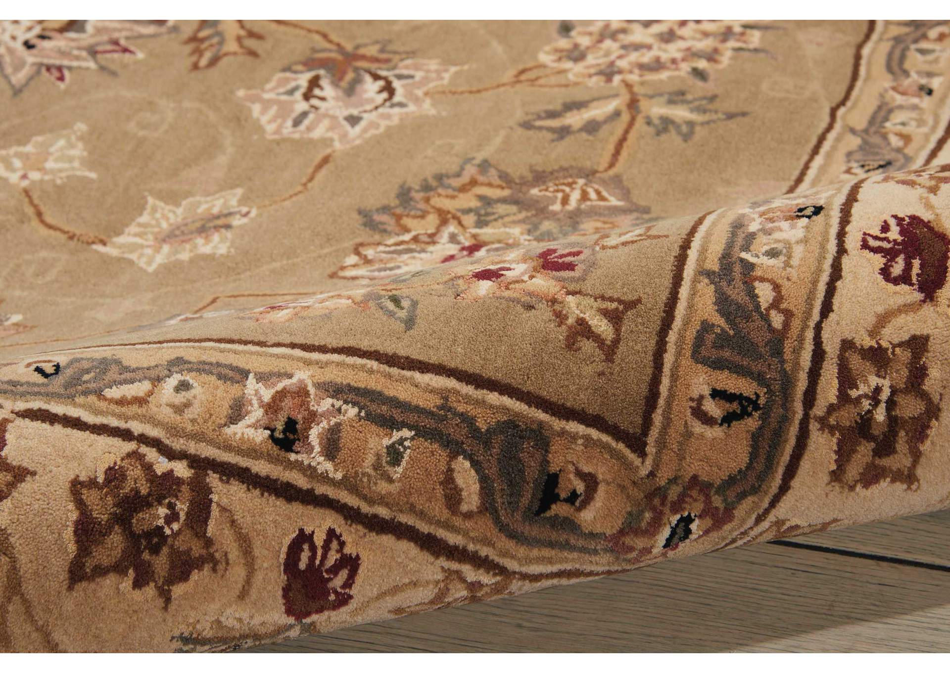 Nourison 2000 2003 Olive 8' Runner Area Rug,Nourison