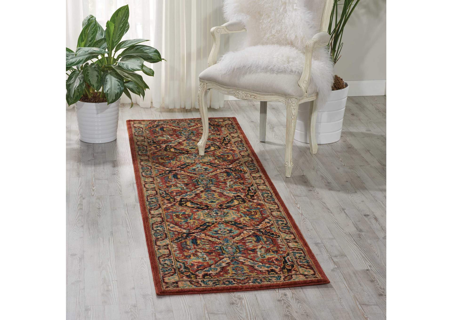 Nourison 2020 NR205 8' Runner Area Rug,Nourison