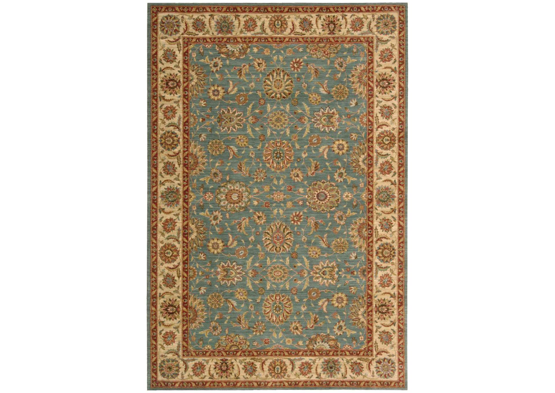 Nourison Living Treasures LI05 Blue 5'x8' Area Rug,Nourison