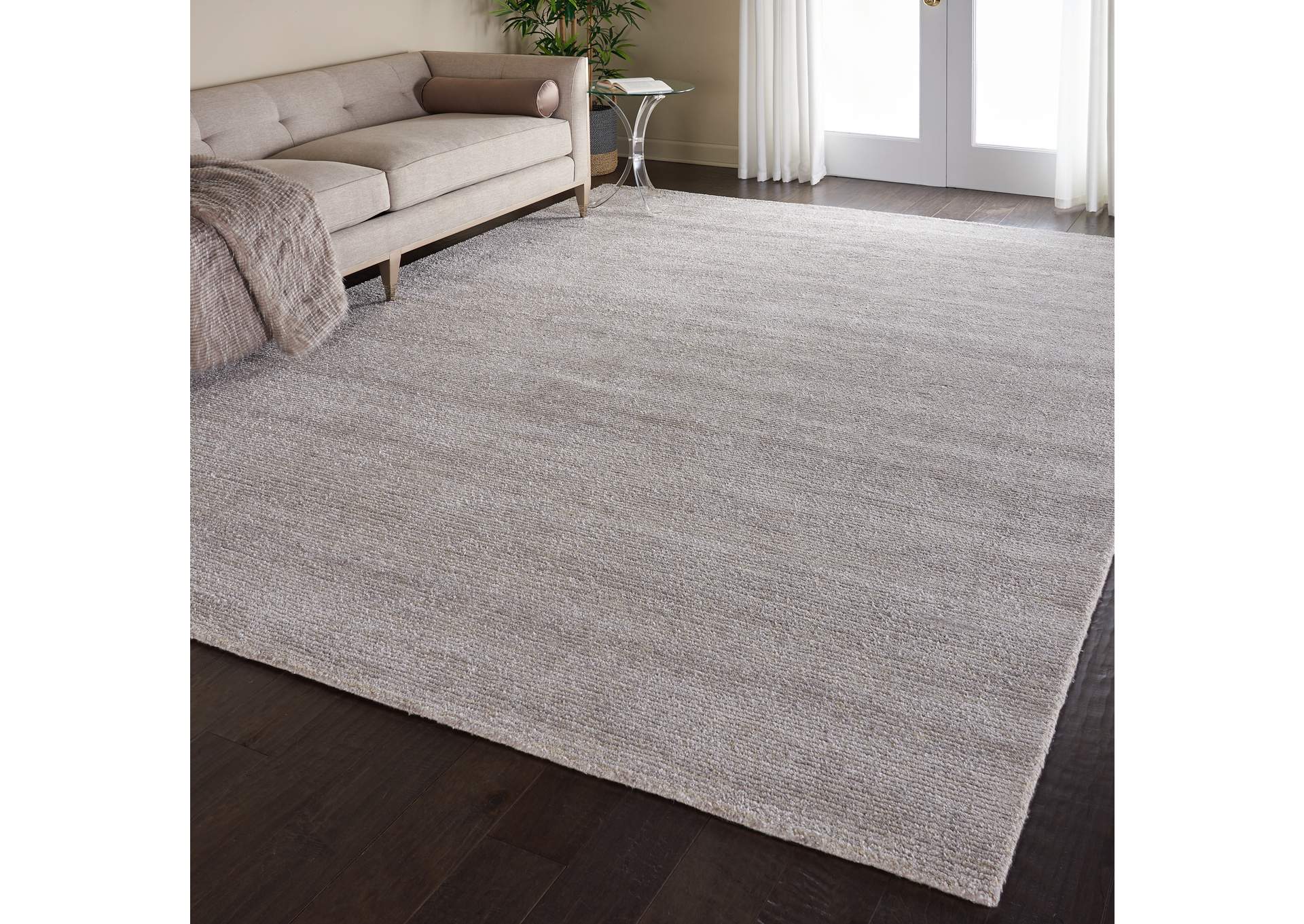 Nourison Weston WES01 Beige 10'x14' Textured Rug,Nourison