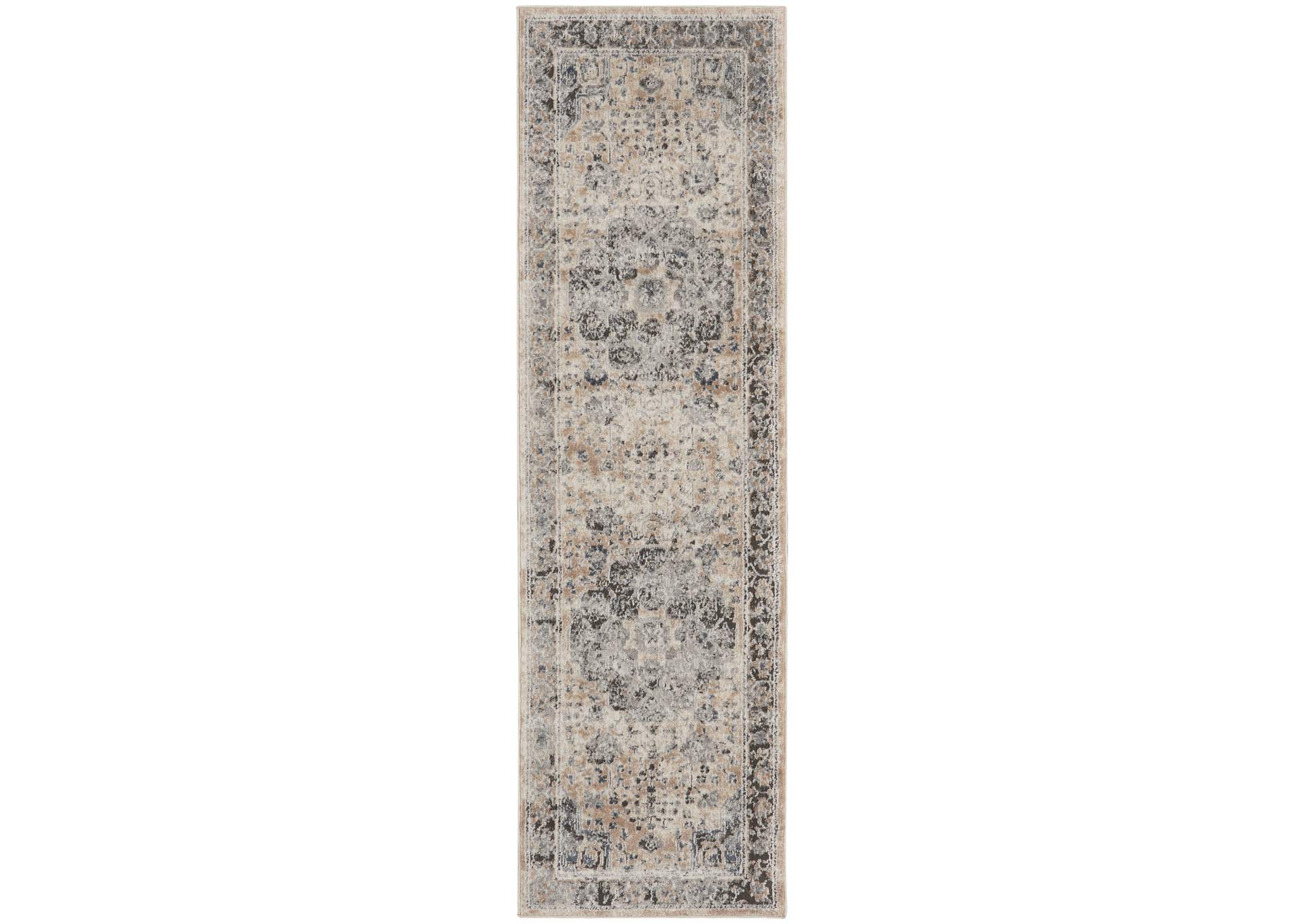 Nourison Quarry 8' Runner Persian Area Rug,Nourison