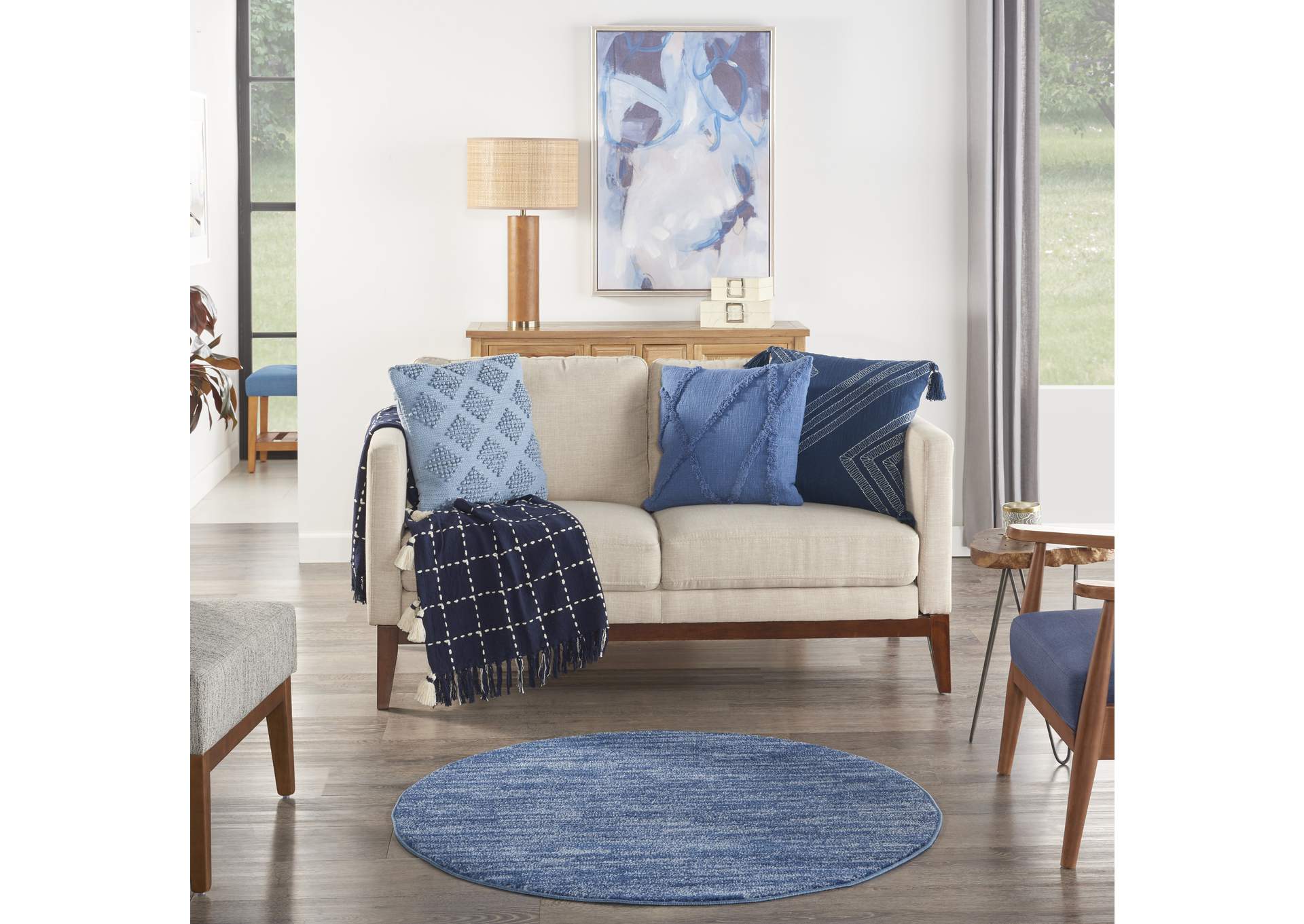 Nourison Nourison Essentials 4' Round Area Rug,Nourison