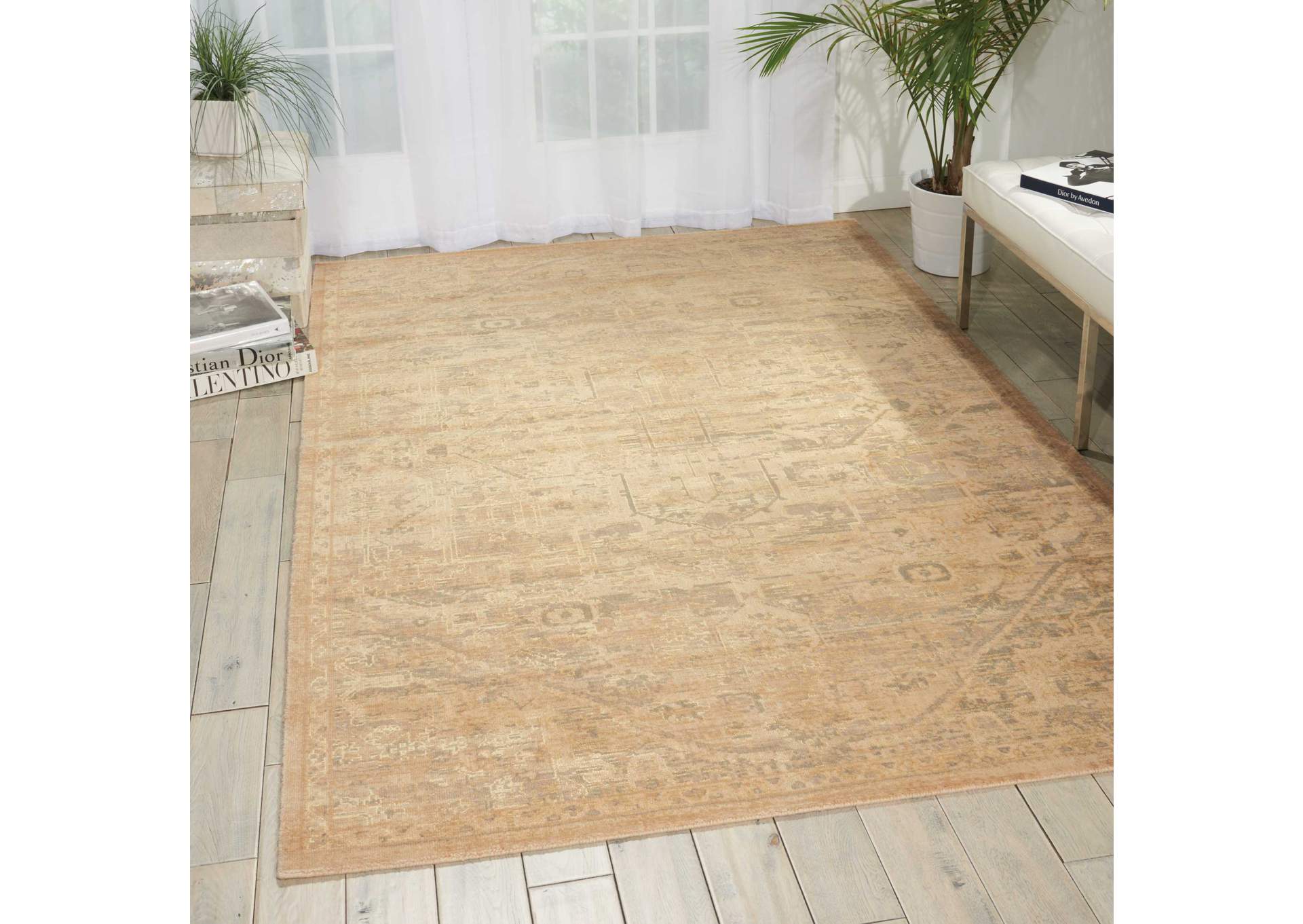 Nourison Silk Elements SKE14 Beige 10'x14' Rug,Nourison
