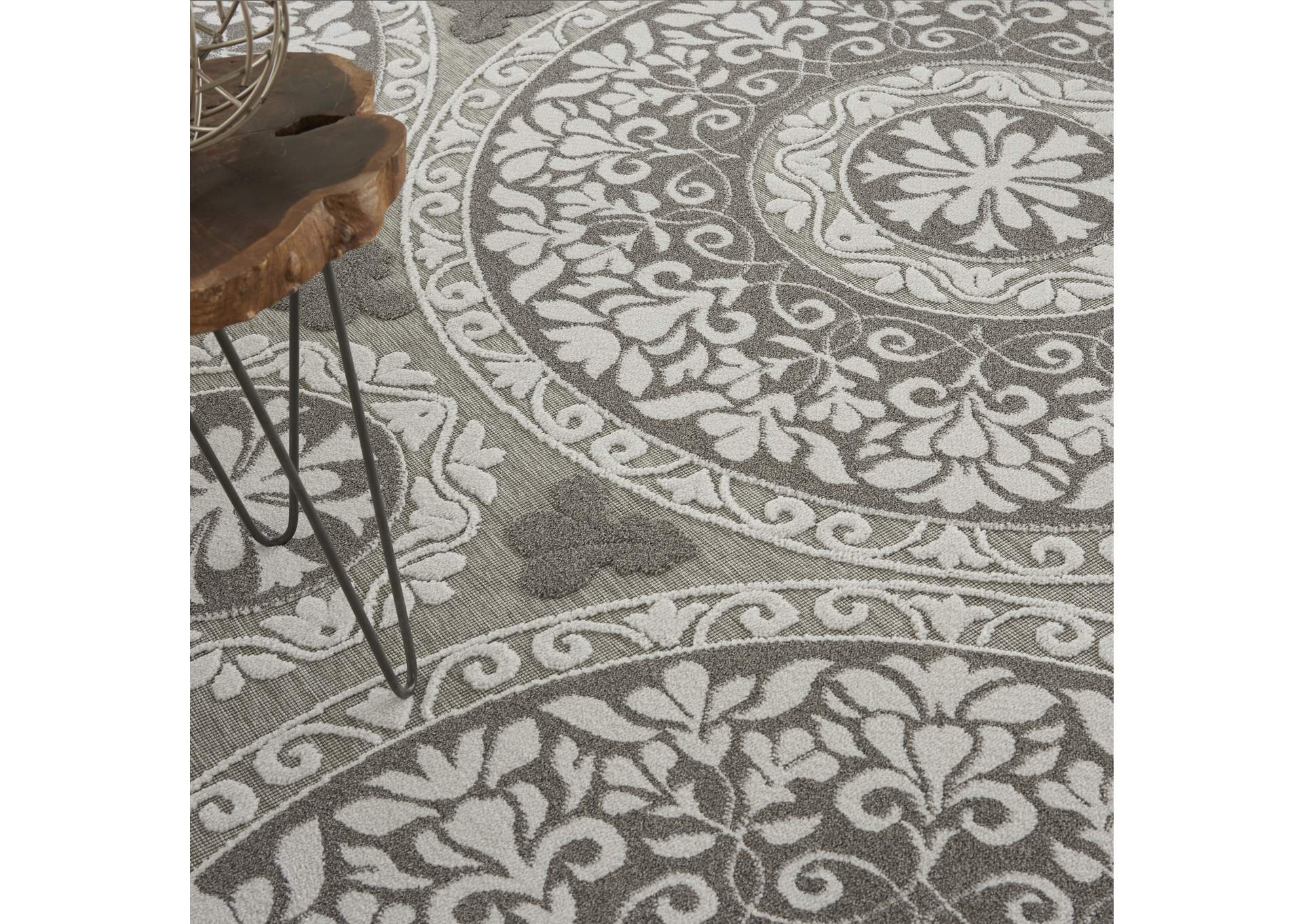 Nourison Key Largo 9'x12' Taupe Area Rug,Nourison