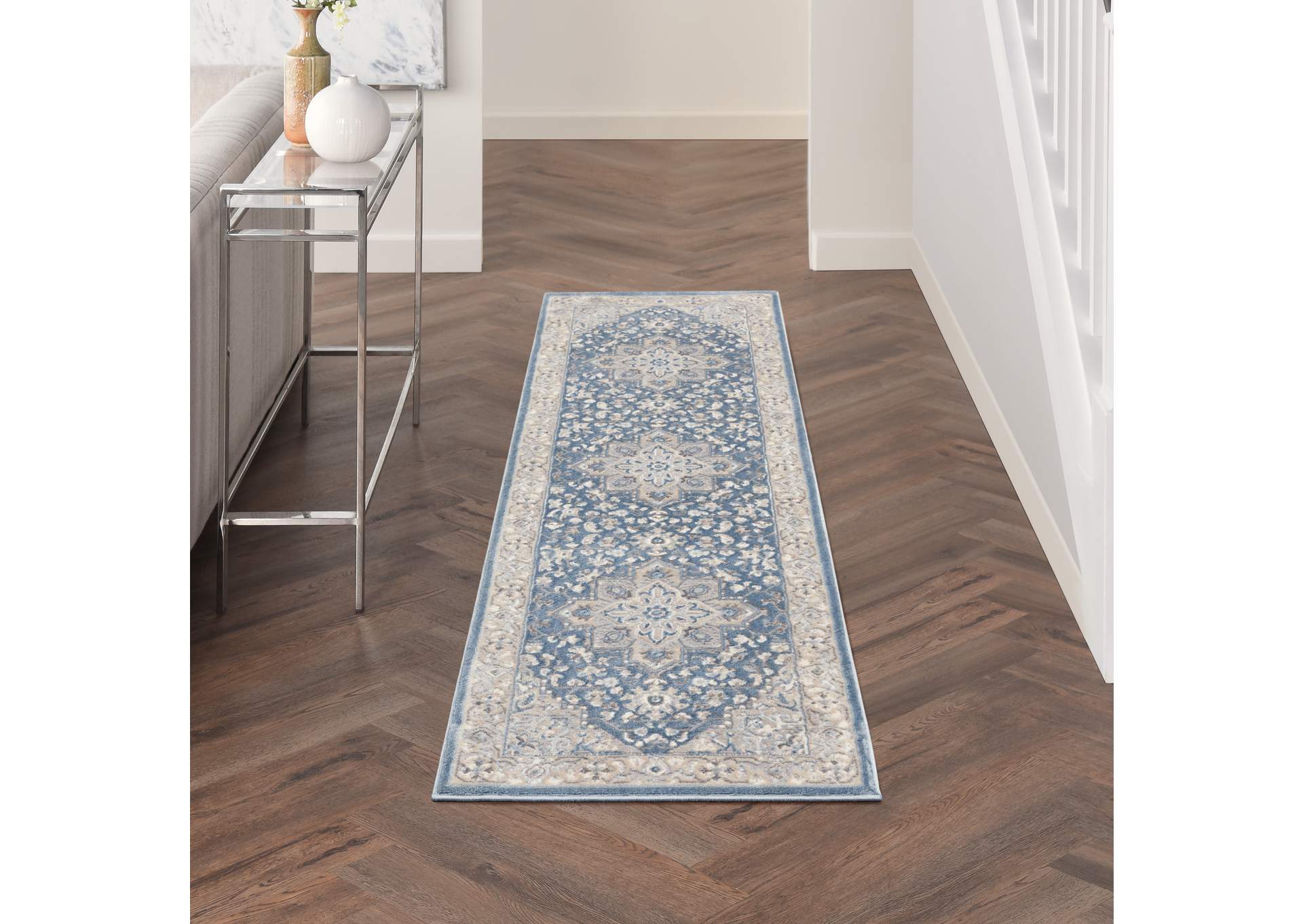 Kathy Ireland Grand Villa 7' Runner Area Rug,Nourison