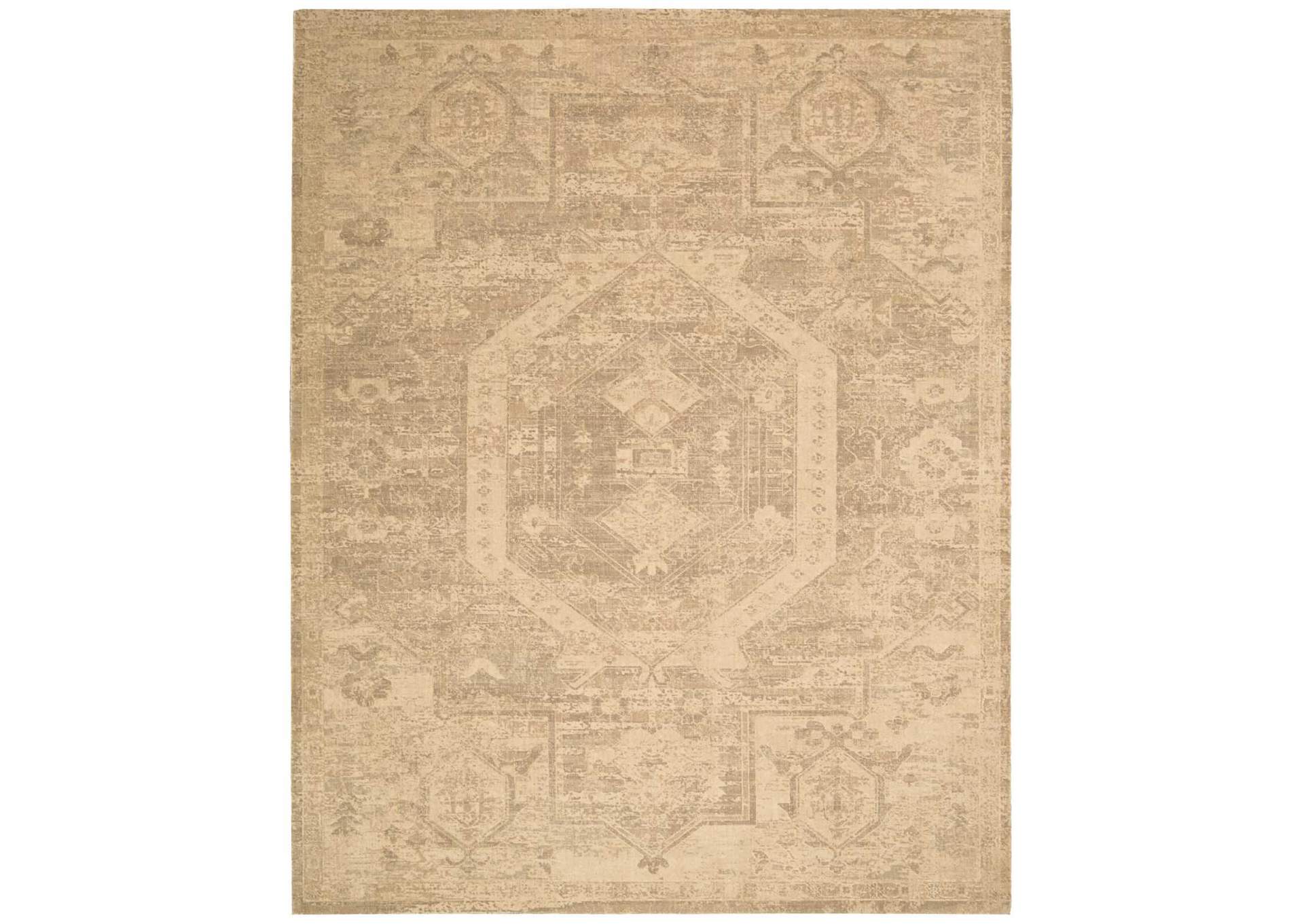 Nourison Silken Allure SLK15 Beige 10'x14' Rug,Nourison
