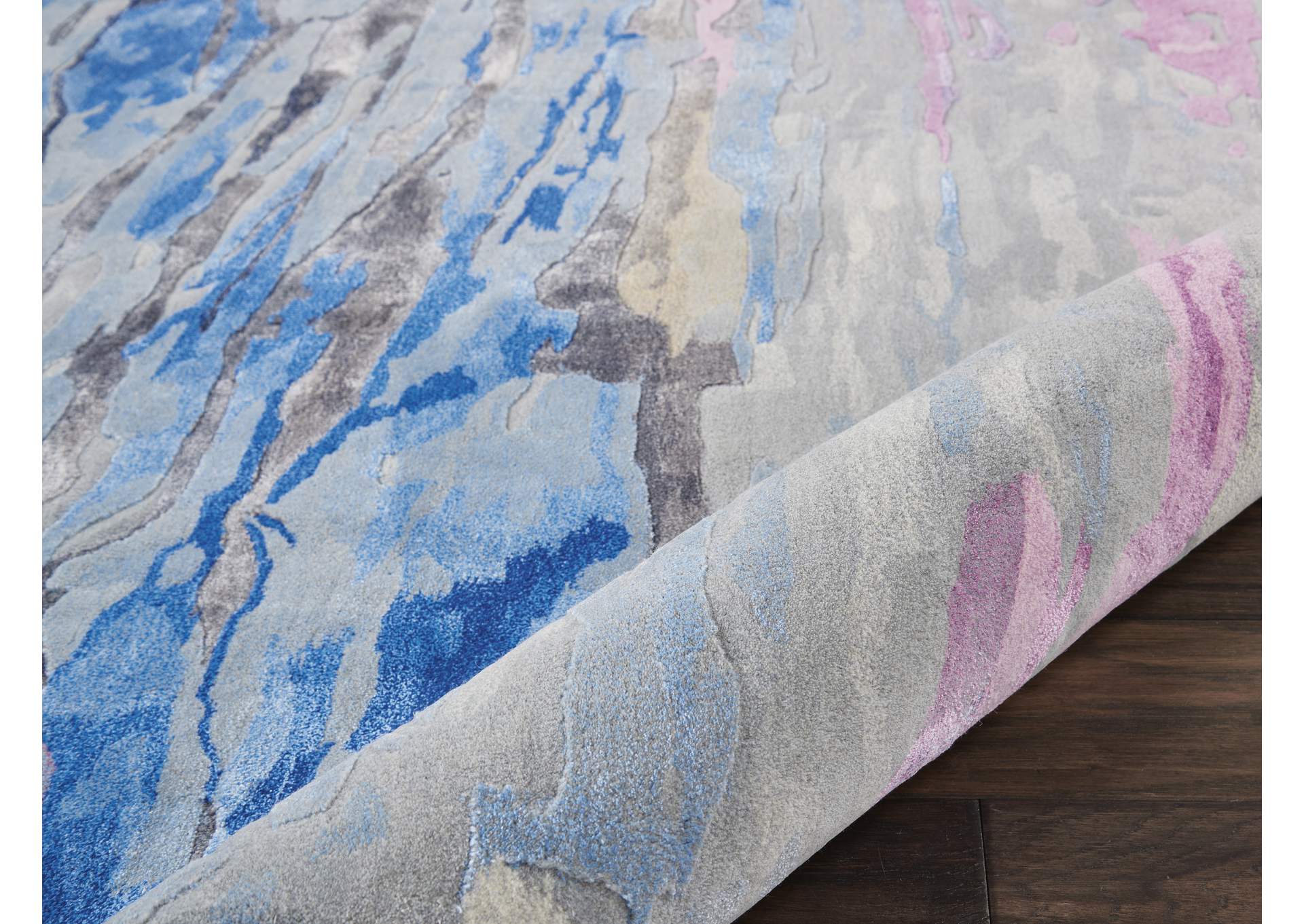 Nourison Prismatic 6'x8' Grey Multicolor Area Rug,Nourison
