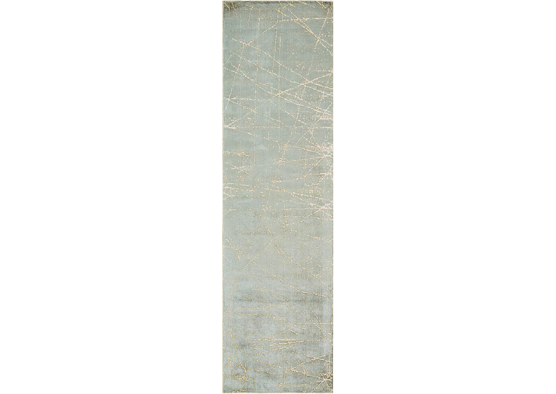 Calvin Klein Home Maya MAY05 Mercury 8' Runner Hallway Rug,Nourison