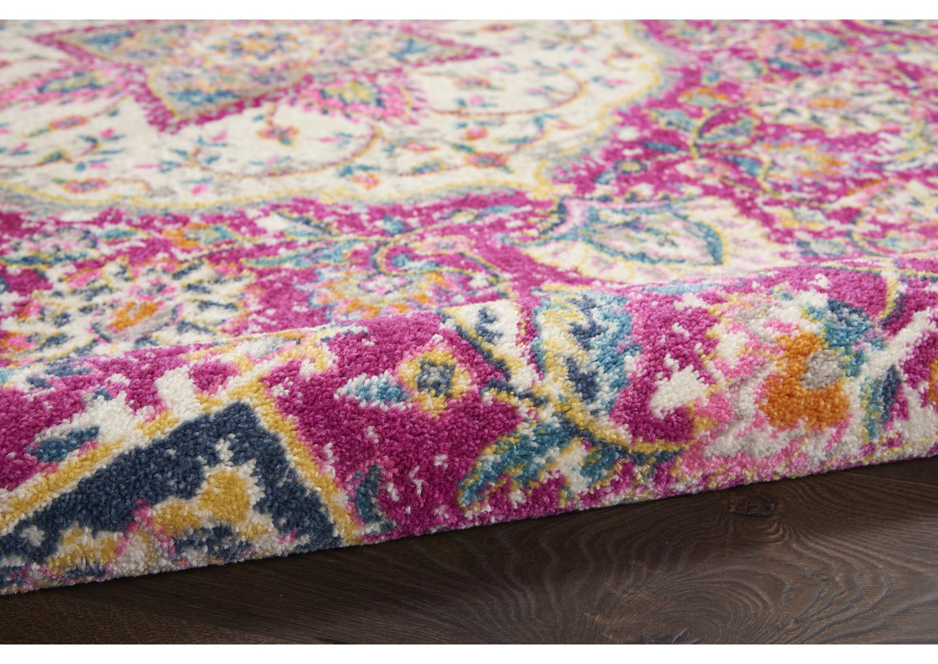 Nourison Passion Bohemian Pink Colored Area Rug,Nourison
