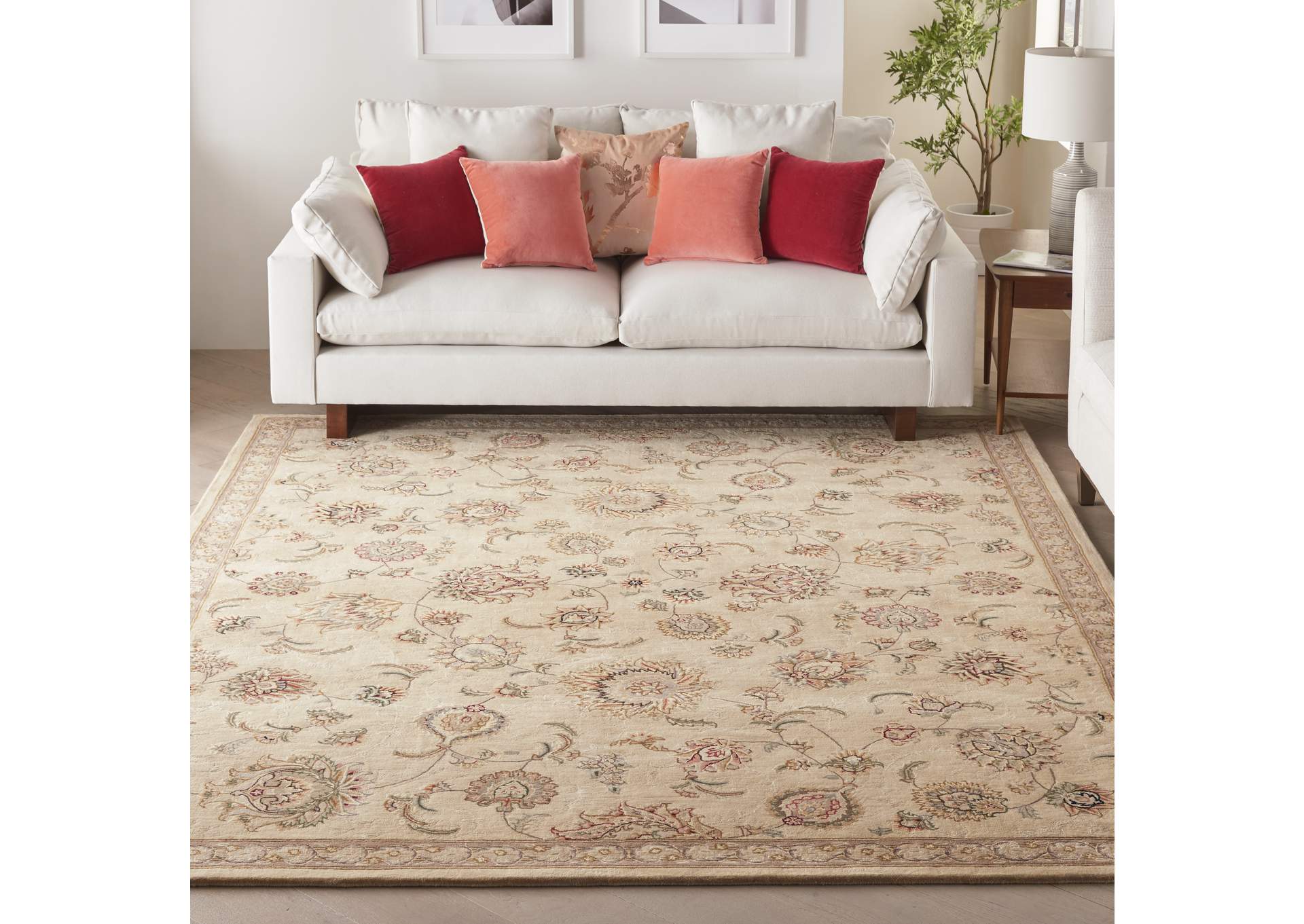 Nourison 2000 2360 Beige 8'x10' Area Rug,Nourison