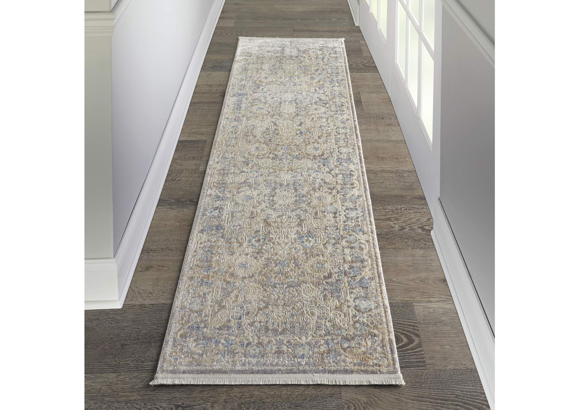 Nourison Lustrous Weave 8' Runner Area Rug,Nourison