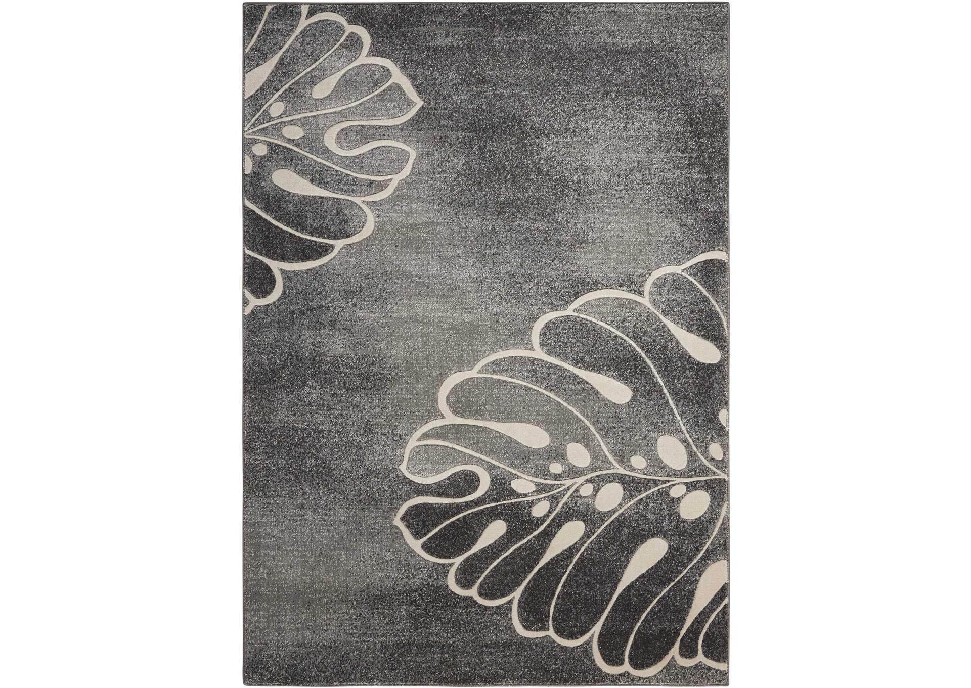 Nourison Maxell MAE04 Grey 9'x13' Oversized Rug,Nourison