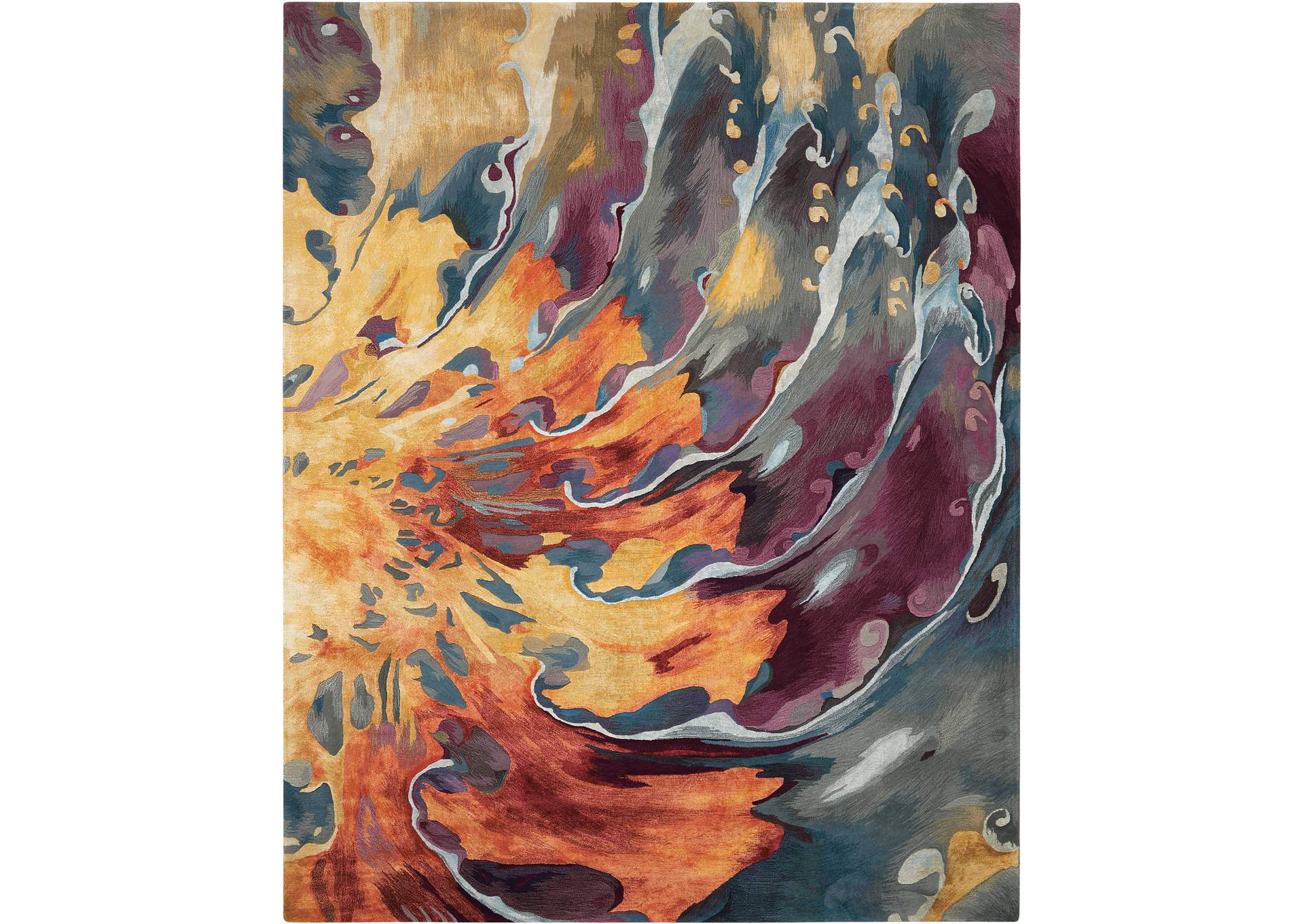 Nourison Prismatic 6'x8' Multicolor Abstract Area Rug,Nourison