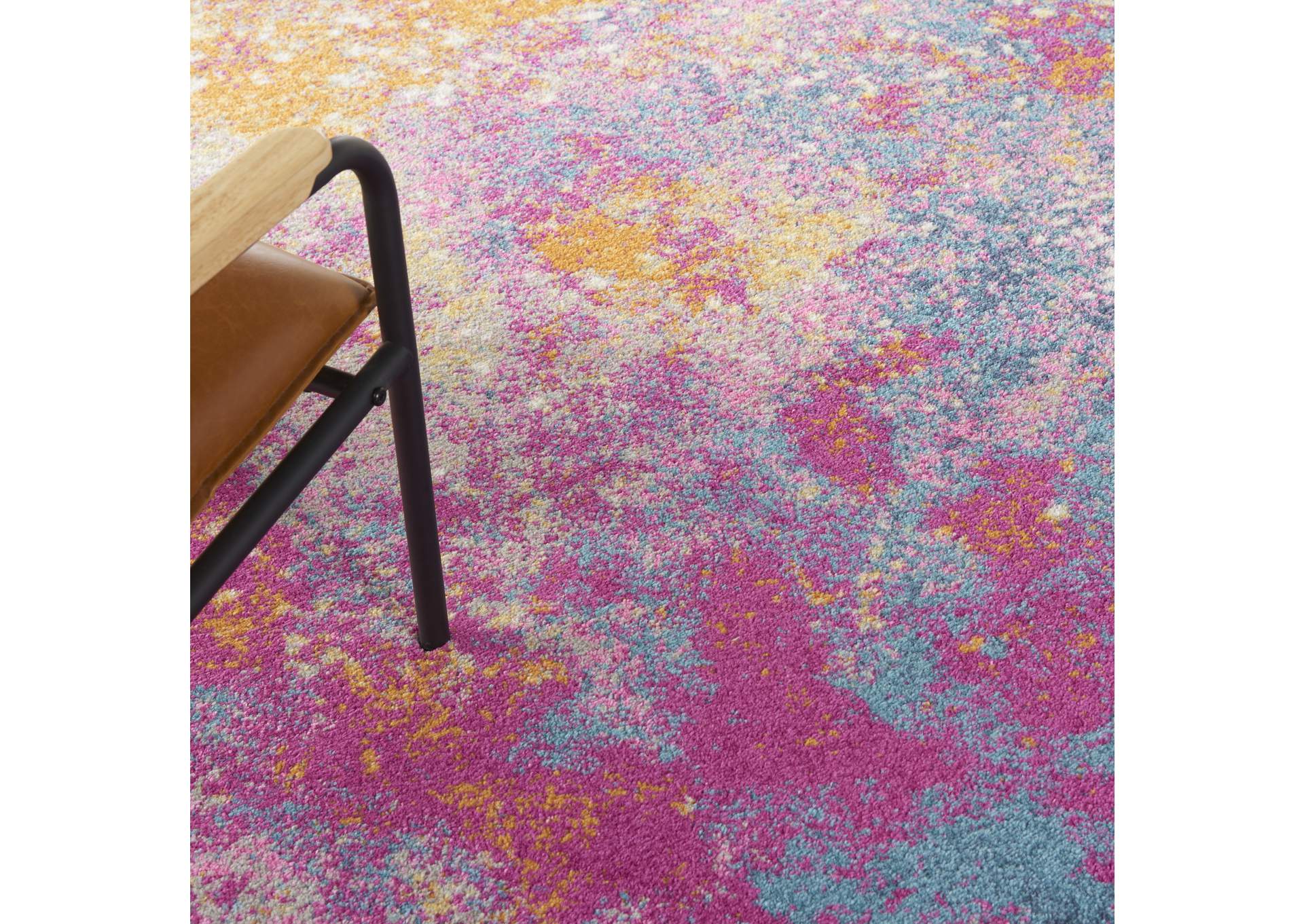 Nourison Passion PSN10 Multicolor 6' Runner Hallway Rug,Nourison
