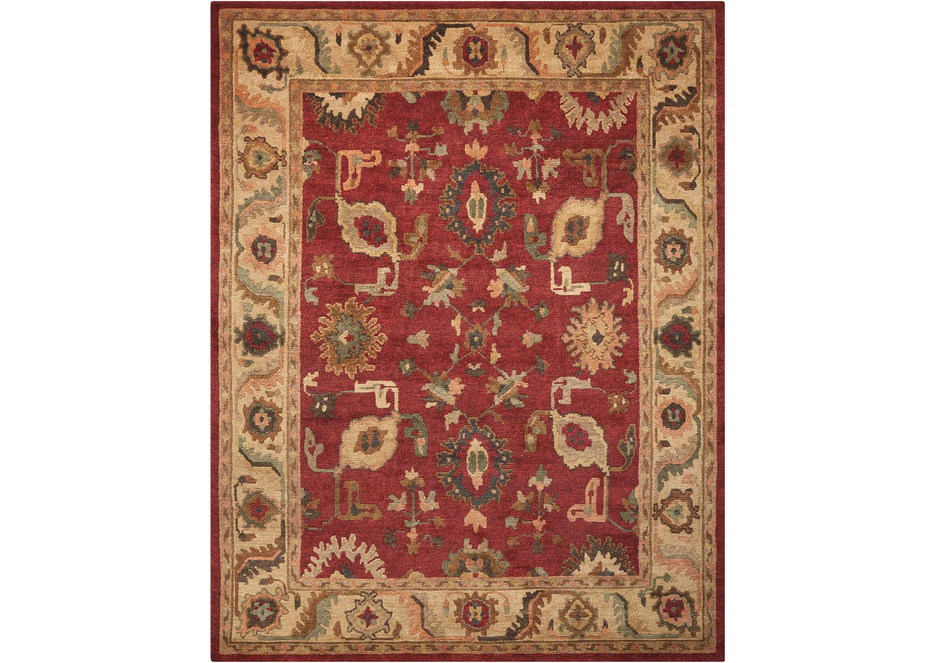Nourison Tahoe TA08 Red 10'x14' Rug,Nourison