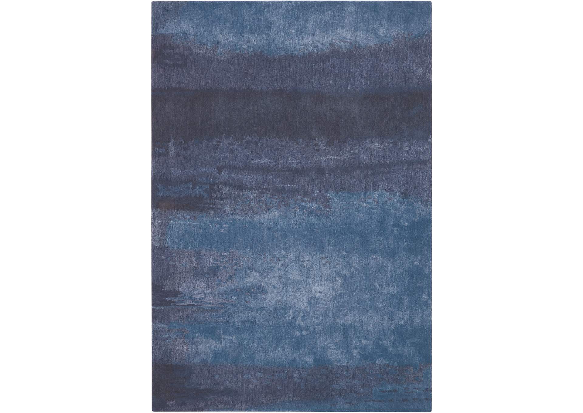 Calvin Klein Home Luster Wash SW18 Blue 5'x8' Area Rug,Nourison