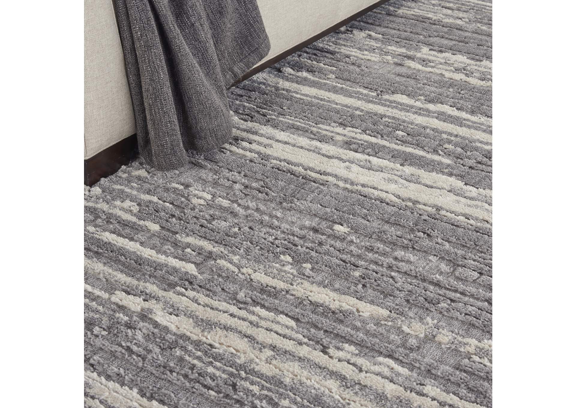 Nourison Zermatt 8' x 10' Ivory Neutral Area Rug,Nourison